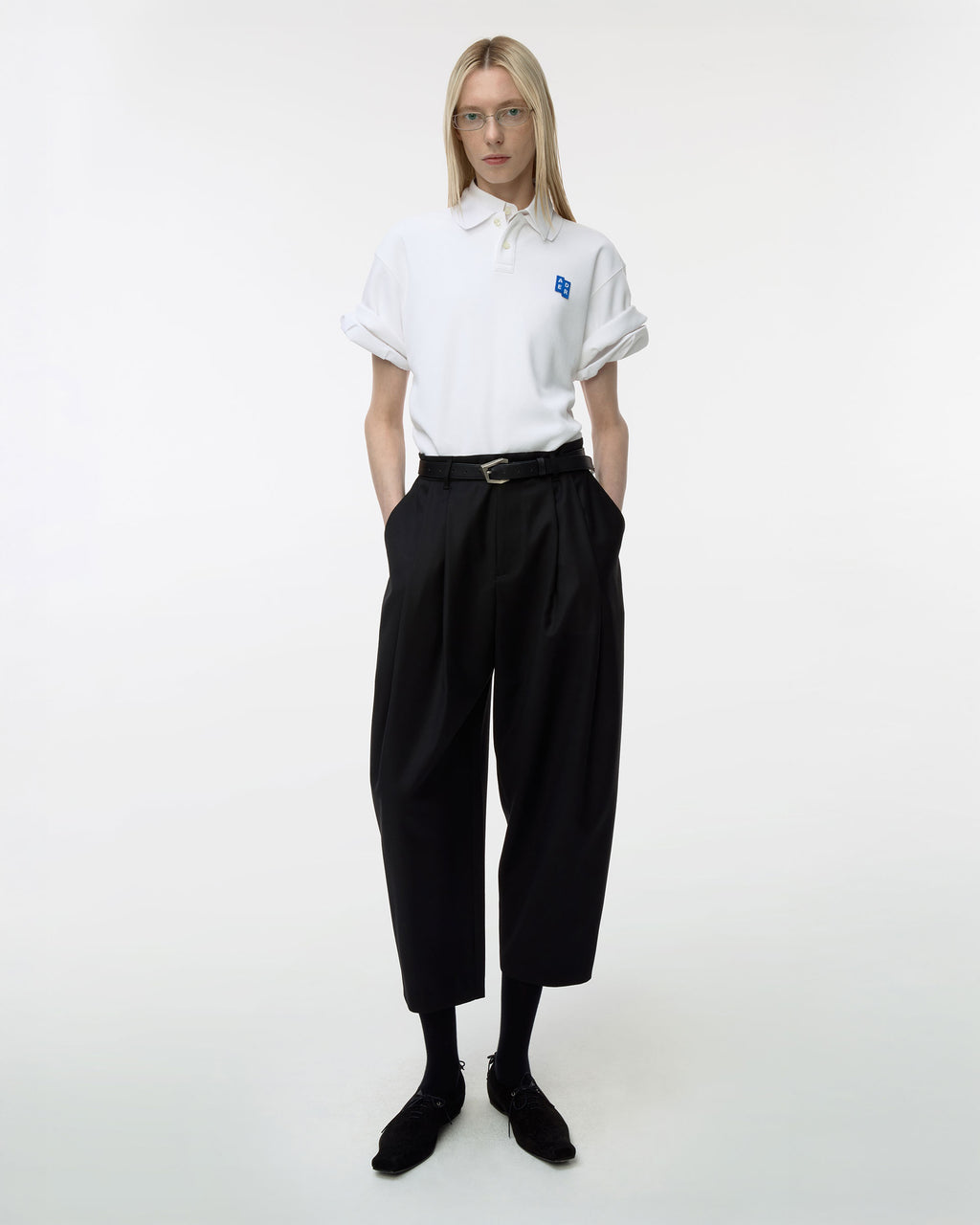 Ader Error - Sig; BL Tag polo t-shirt 01 (Off White) product image 9 | TRAB K-Fashion Australia