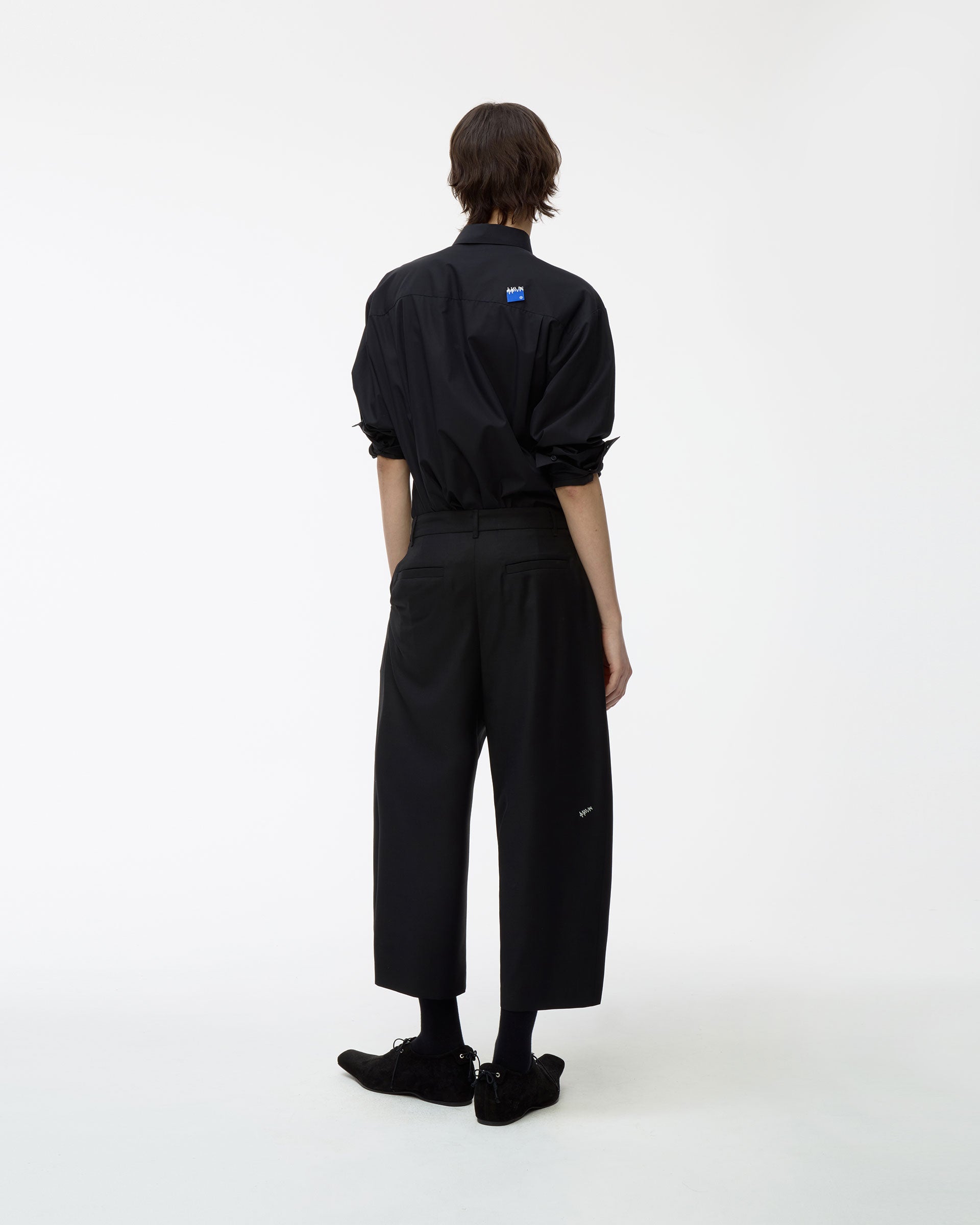 Ader Error - Sig; BL Tag shirt 01 (Noir) product image 2 | TRAB K-Fashion Australia