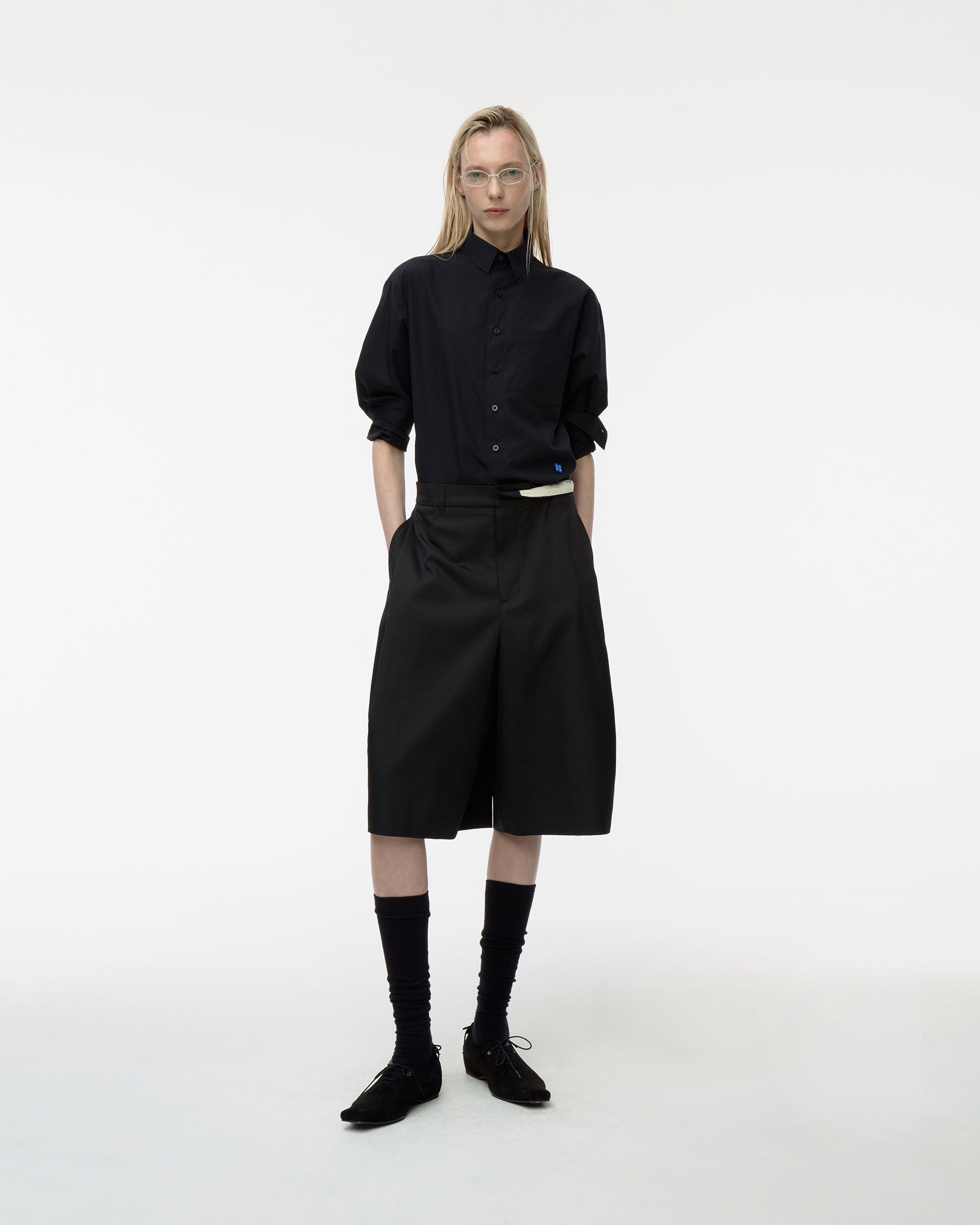 Ader Error - Sig; BL Tag shirt 01 (Noir) product image 1 | TRAB K-Fashion Australia