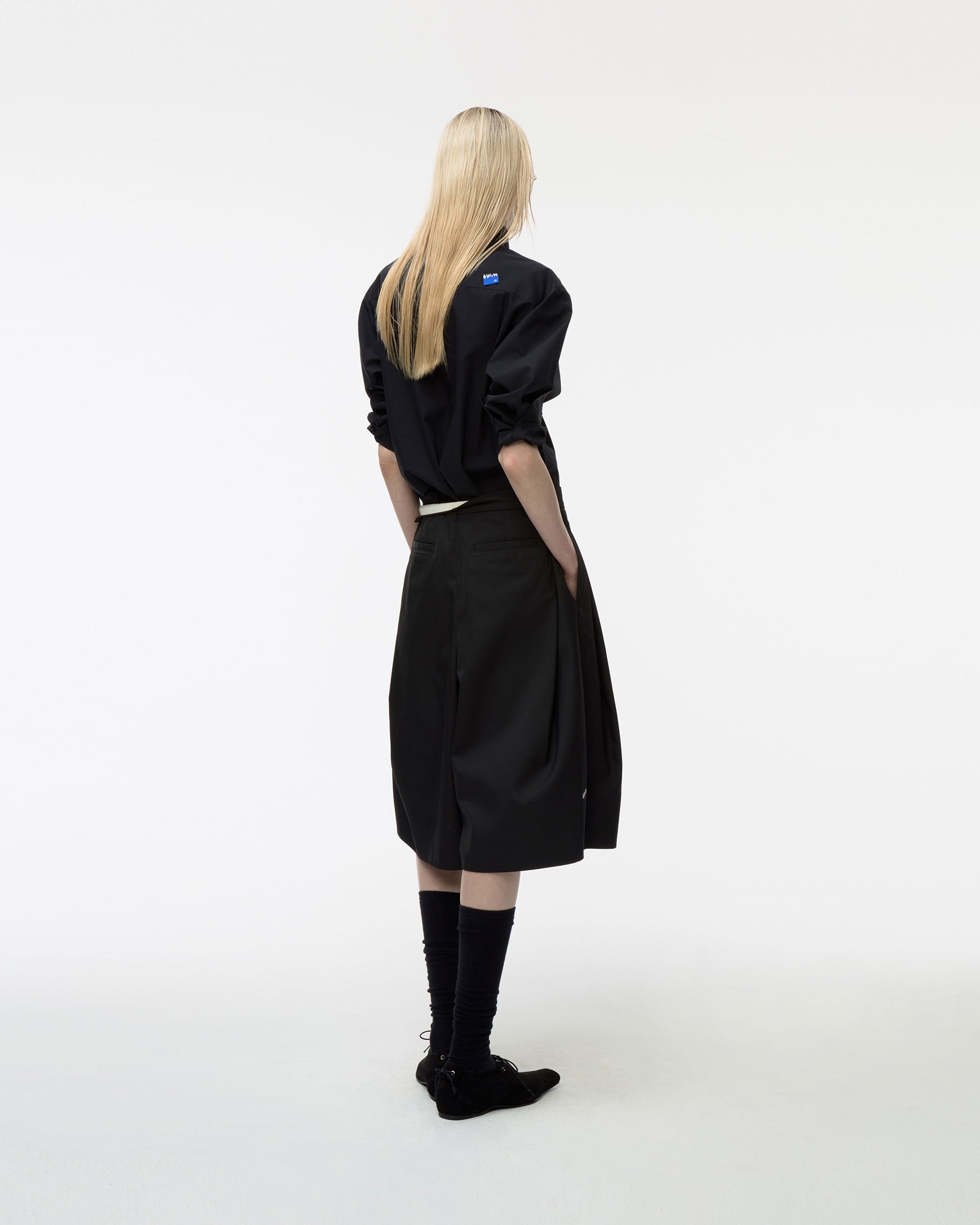 Ader Error - Sig; BL Tag shirt 01 (Noir) product image 2 | TRAB K-Fashion Australia