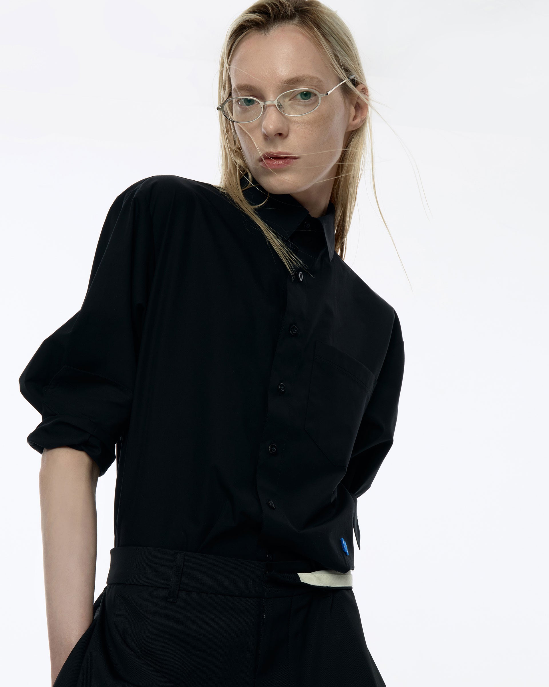 Ader Error - Sig; BL Tag shirt 01 (Noir) product image 4 | TRAB K-Fashion Australia