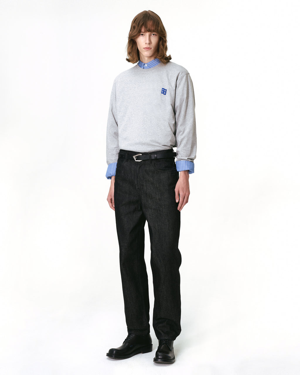 Ader Error - Sig; BL Tag LS t-shirt 01 (Grey) product image 9 | TRAB K-Fashion Australia