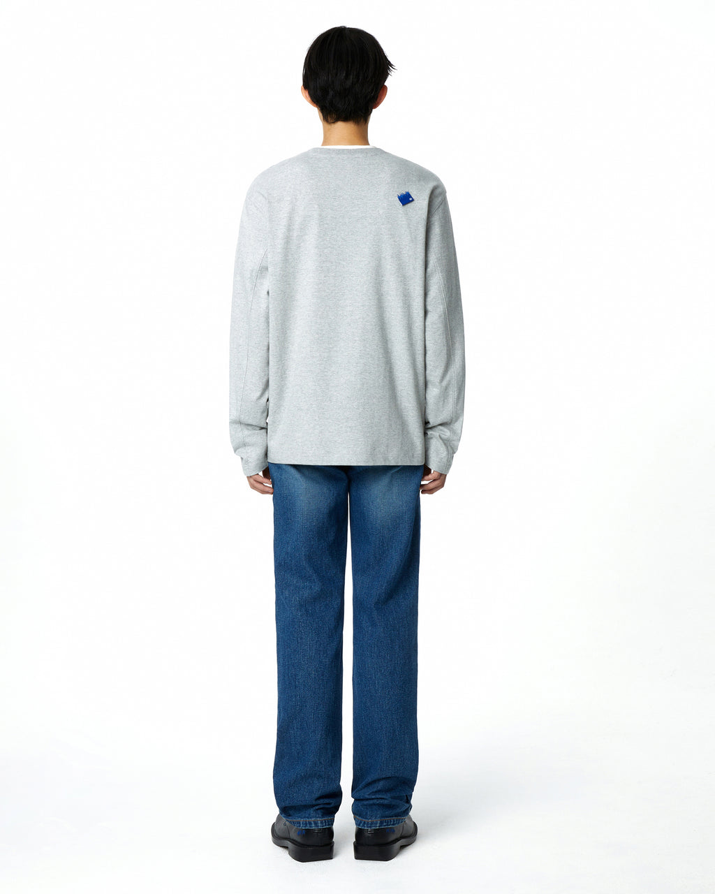 Ader Error - Sig; BL Tag LS t-shirt 01 (Grey) product image 14 | TRAB K-Fashion Australia