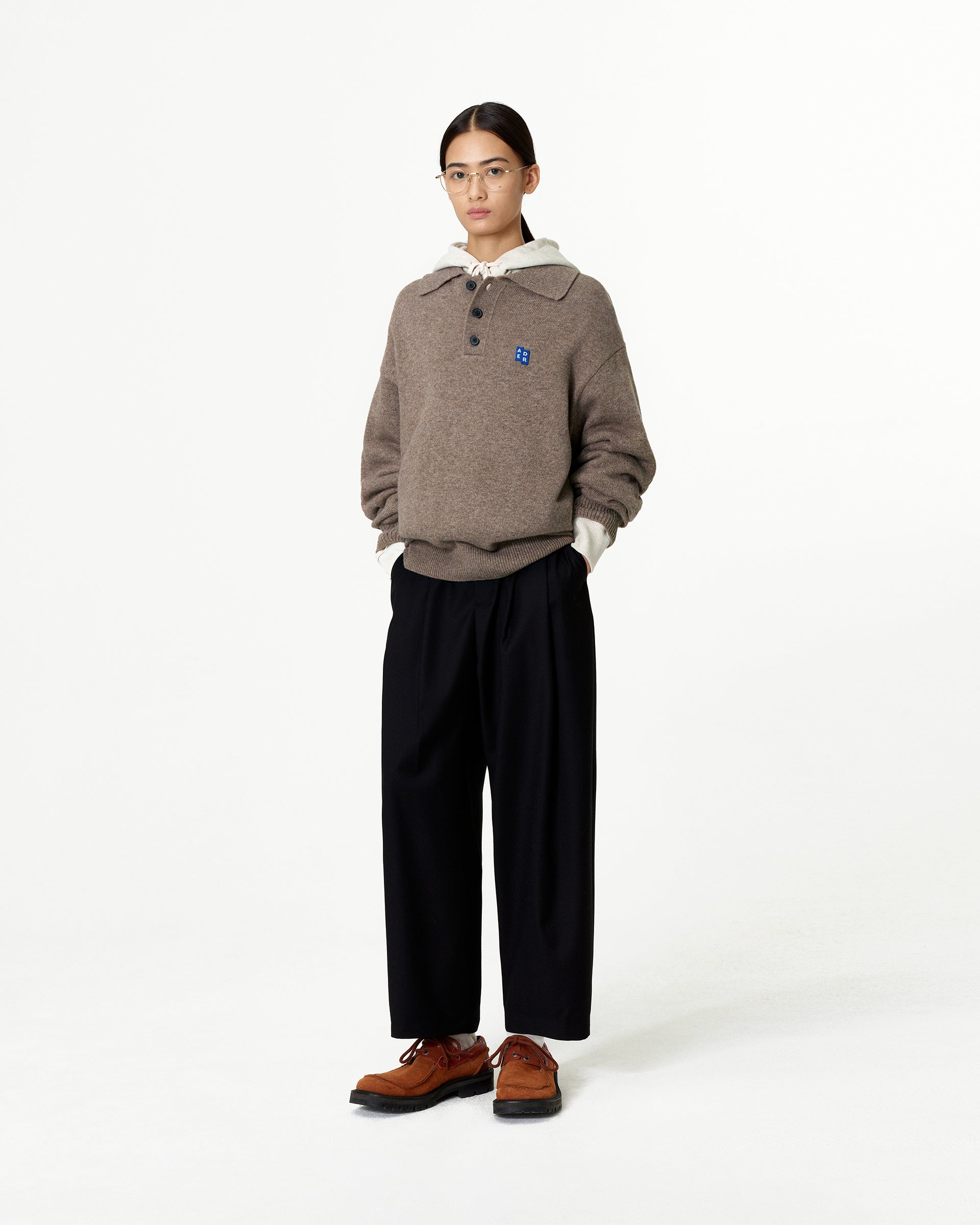 Ader Error - Sig; BL Tag knit 02 (Beige) product image 1 | TRAB K-Fashion Australia