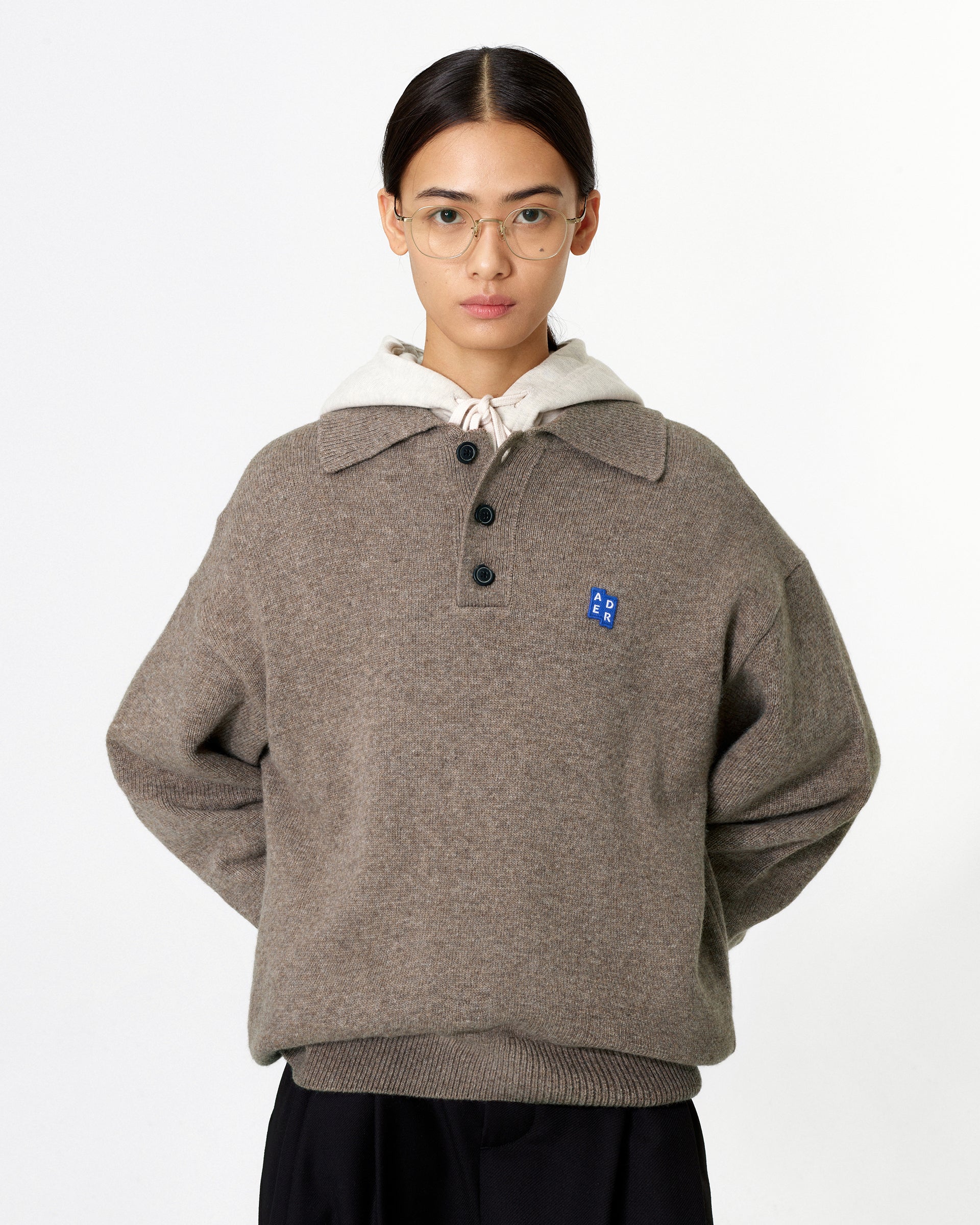 Ader Error - Sig; BL Tag knit 02 (Beige) product image 2 | TRAB K-Fashion Australia