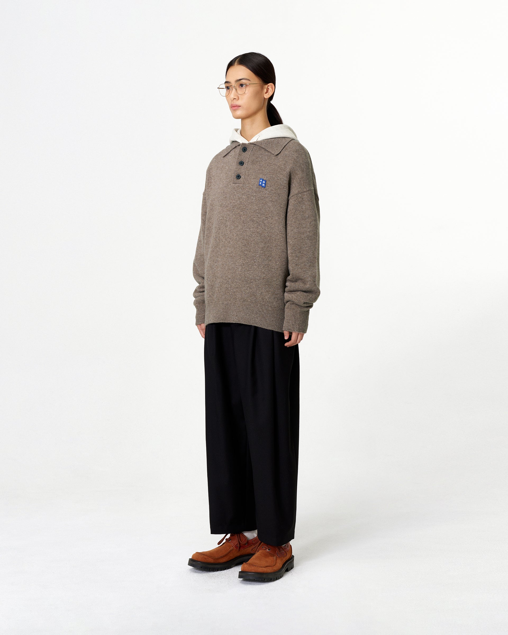Ader Error - Sig; BL Tag knit 02 (Beige) product image 3 | TRAB K-Fashion Australia