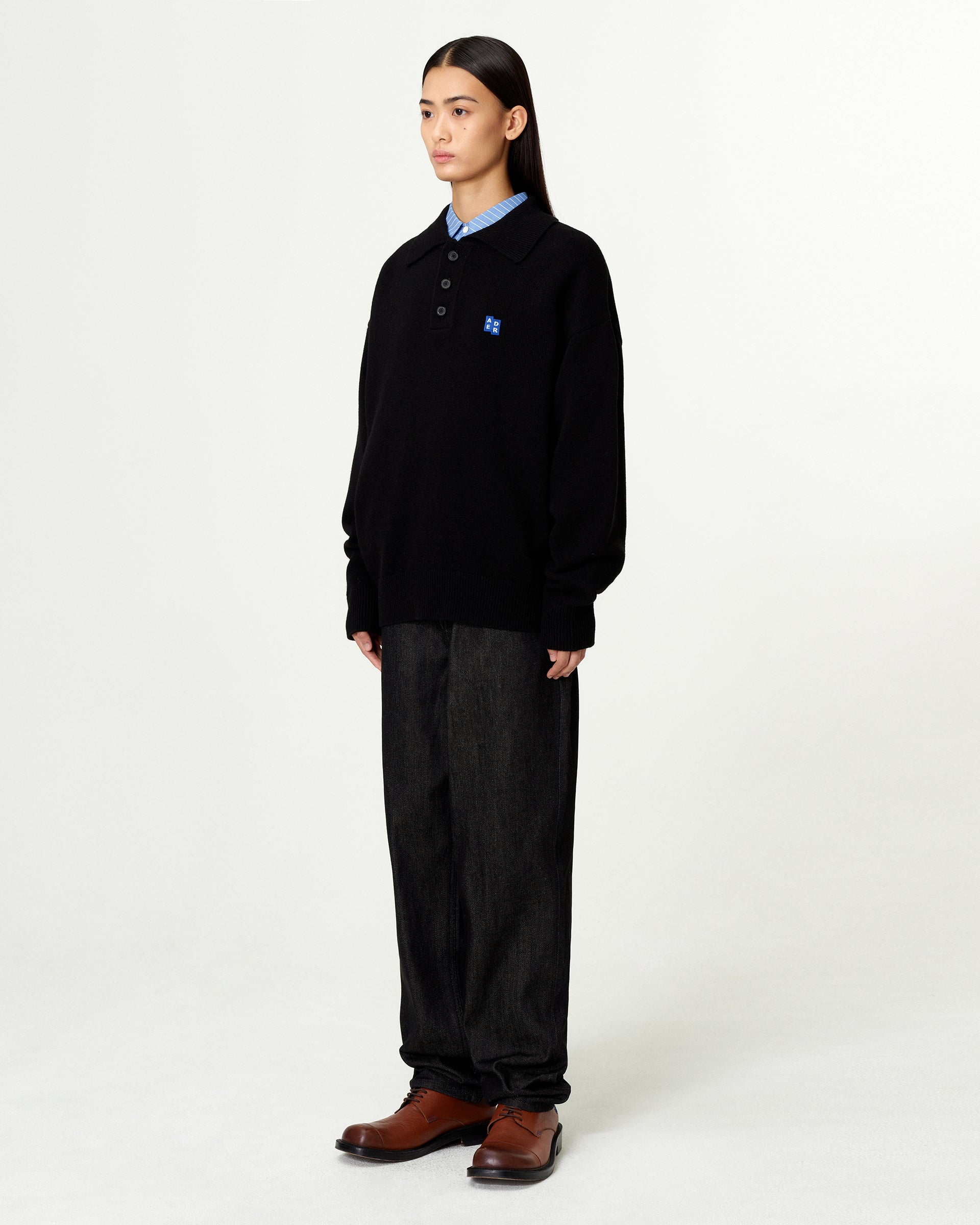 Ader Error - Sig; BL Tag knit 02 (Noir) product image 3 | TRAB K-Fashion Australia
