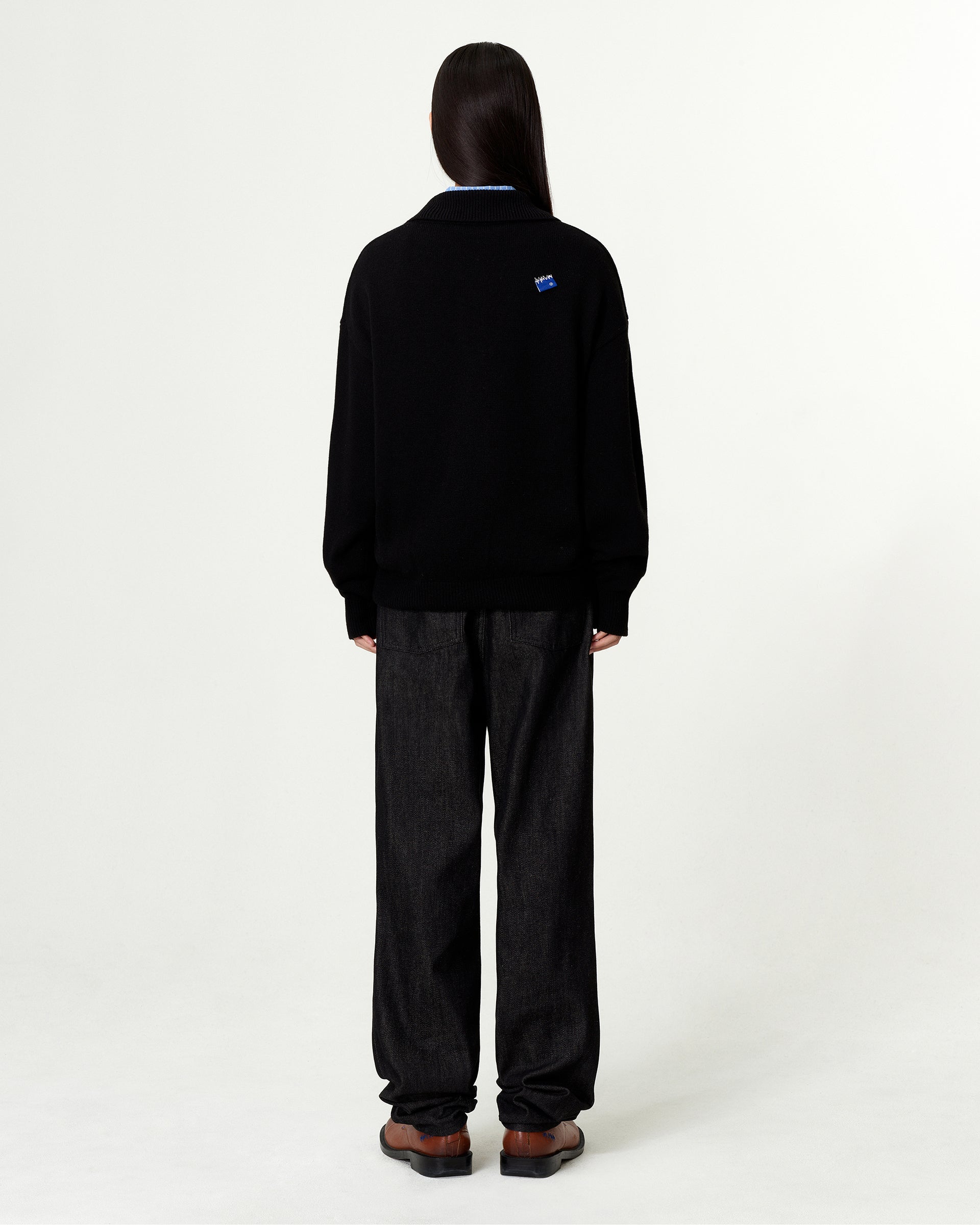Ader Error - Sig; BL Tag knit 02 (Noir) product image 4 | TRAB K-Fashion Australia
