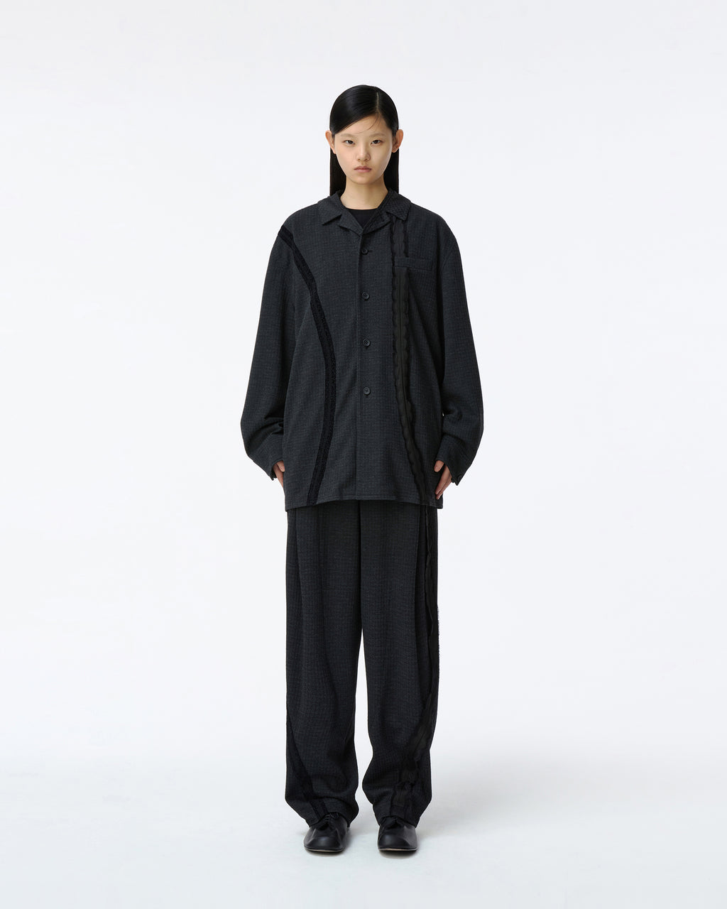 Ader Error - Blazer Product. 2 (Charcoal) product image 2 | TRAB K-Fashion Australia