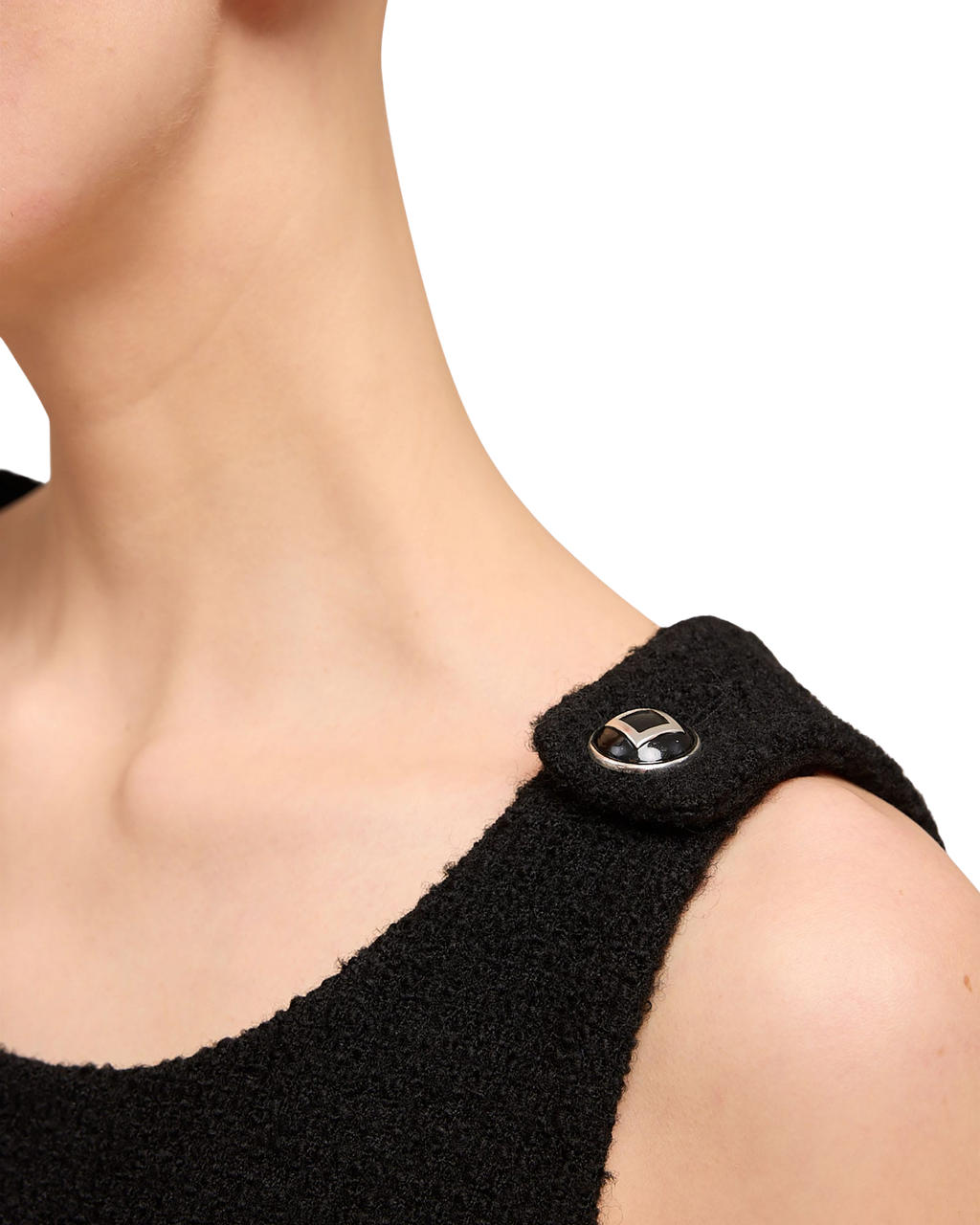 Kimhe Kim - Wool Tweed Sleeveless Mini Dress (Black) product image 7 | TRAB K-Fashion Australia