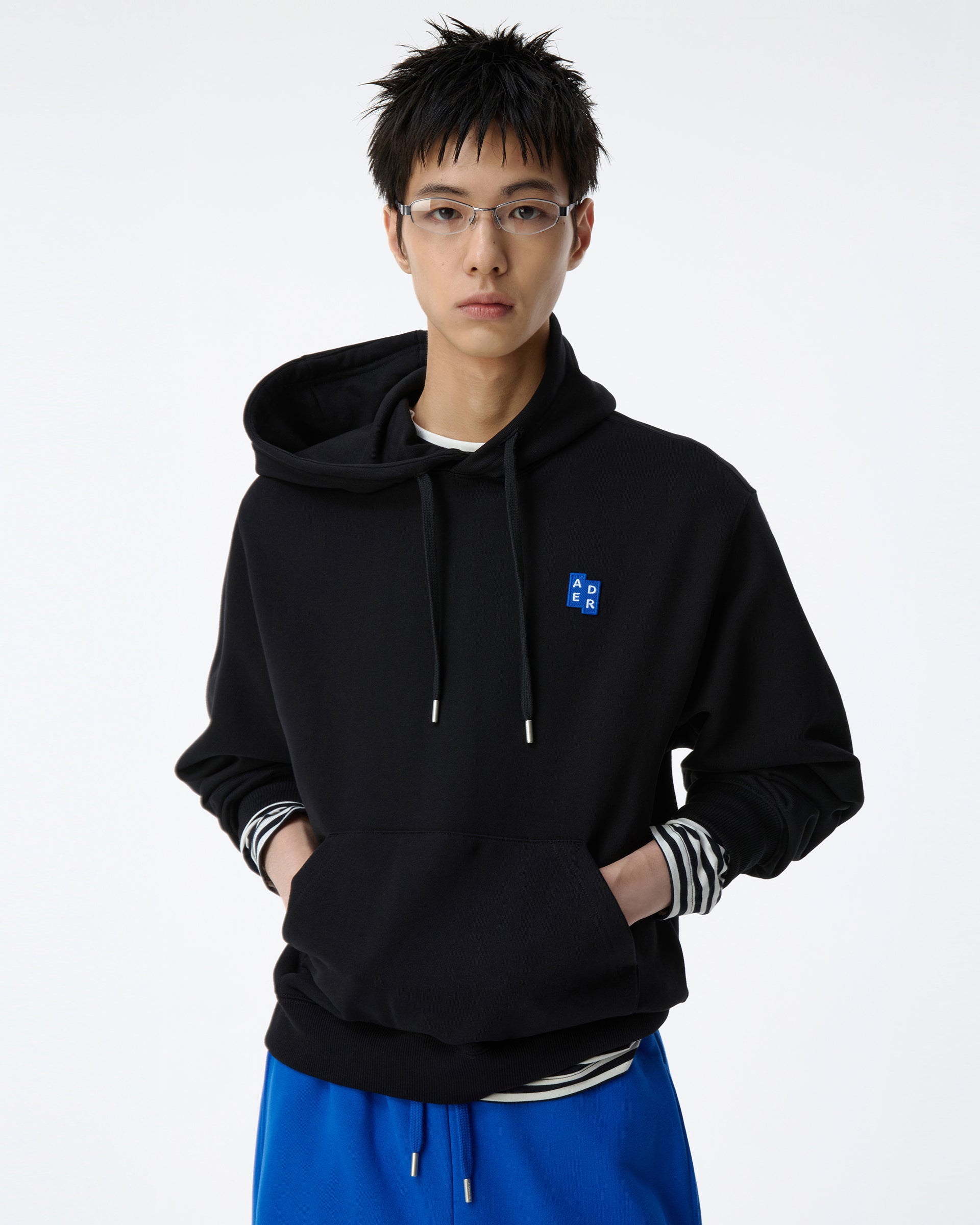 Ader Error - Sig; BL Tag hoodie 01 (Noir) product image 3 | TRAB K-Fashion Australia