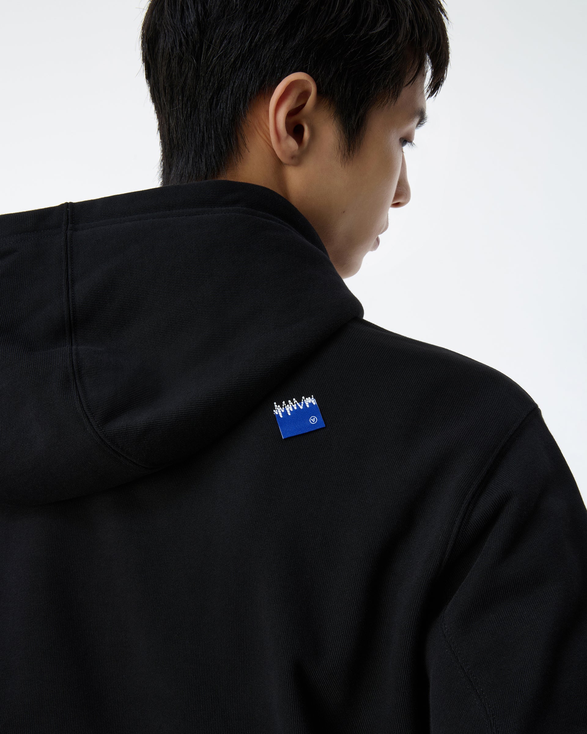 Ader Error - Sig; BL Tag hoodie 01 (Noir) product image 5 | TRAB K-Fashion Australia