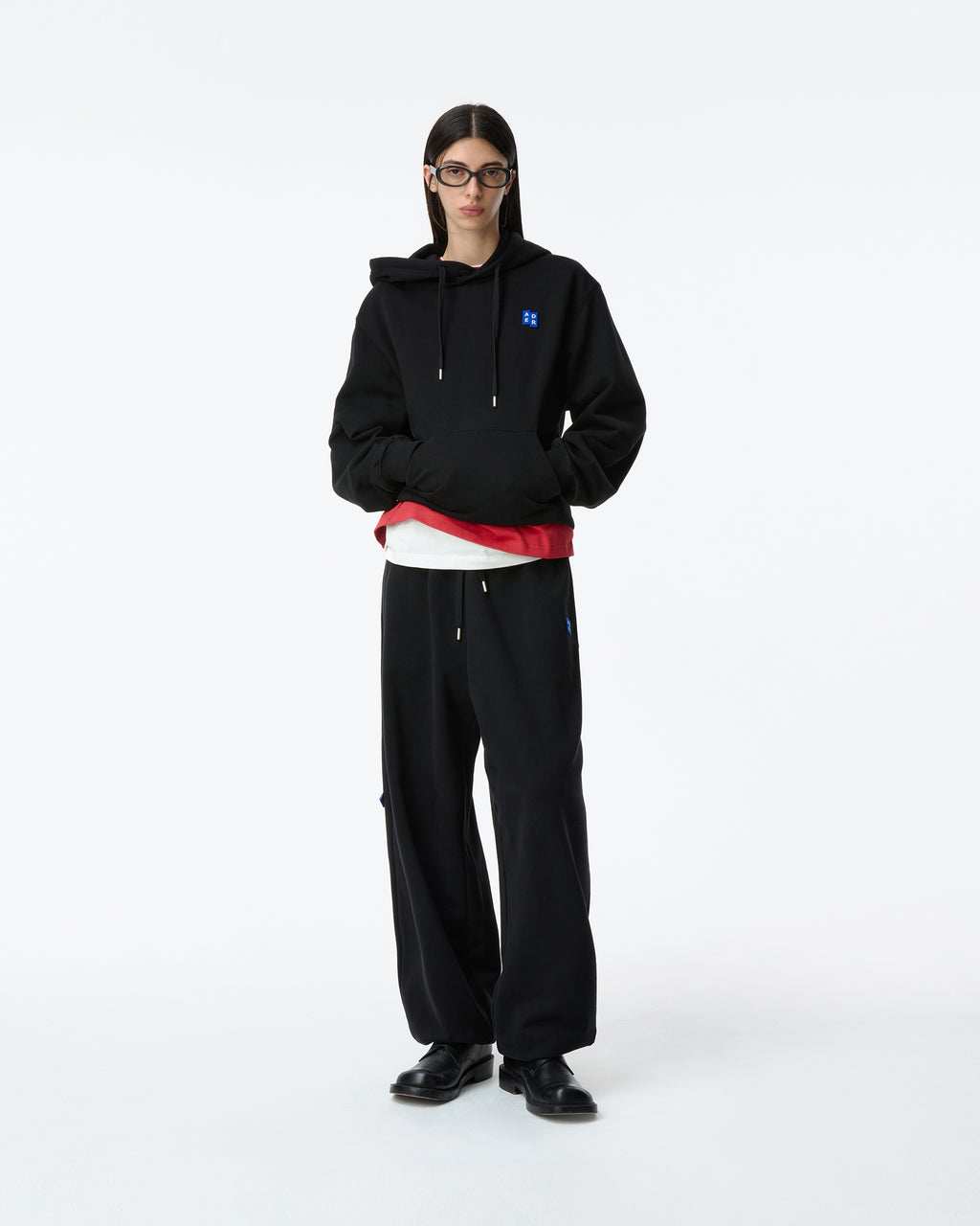 Ader Error - Sig; BL Tag hoodie 01 (Noir) product image 6 | TRAB K-Fashion Australia