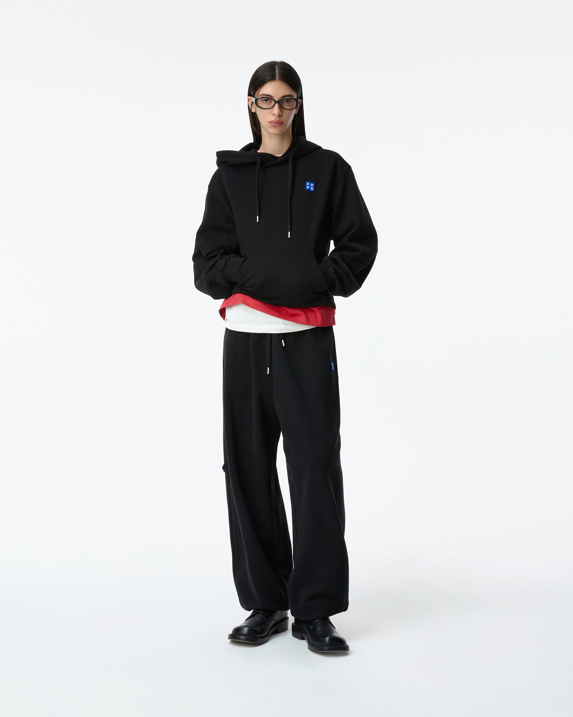 Ader Error - Sig; BL Tag hoodie 01 (Noir) product image 6 | TRAB K-Fashion Australia