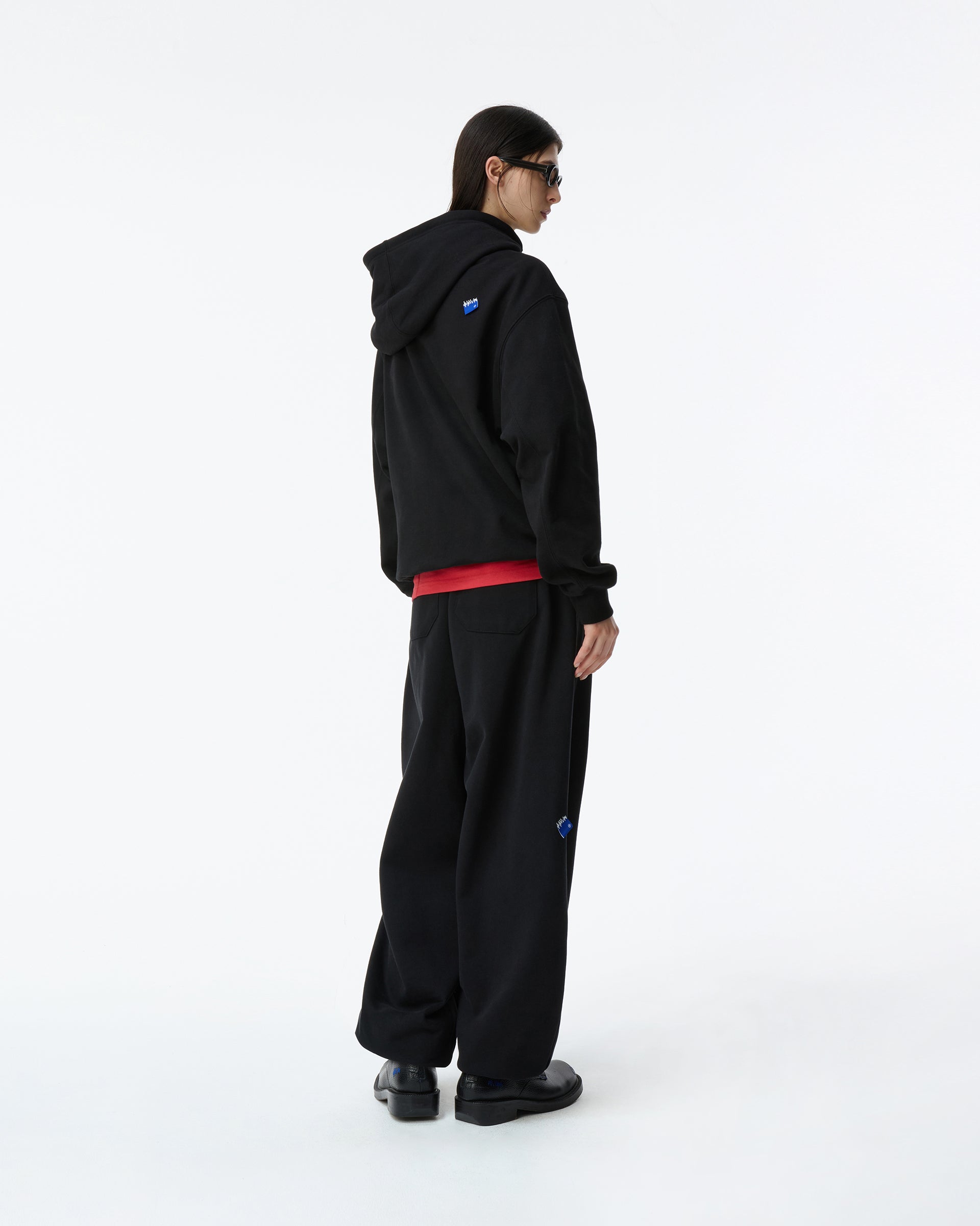 Ader Error - Sig; BL Tag hoodie 01 (Noir) product image 2 | TRAB K-Fashion Australia