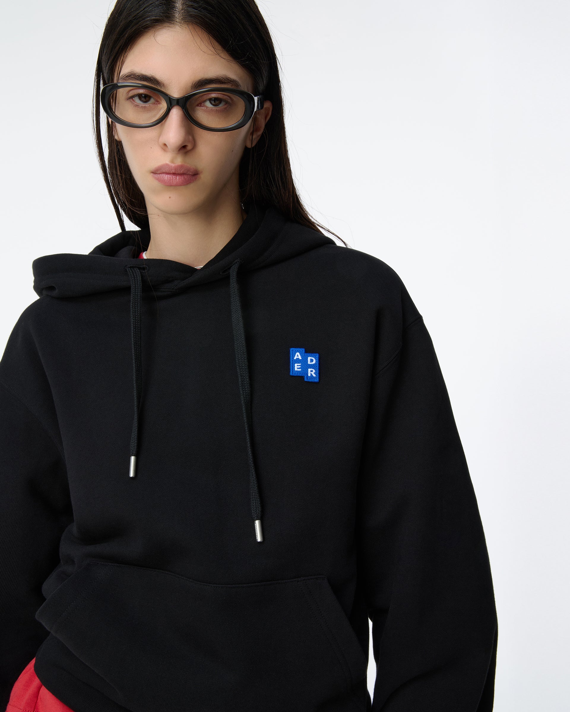 Ader Error - Sig; BL Tag hoodie 01 (Noir) product image 4 | TRAB K-Fashion Australia