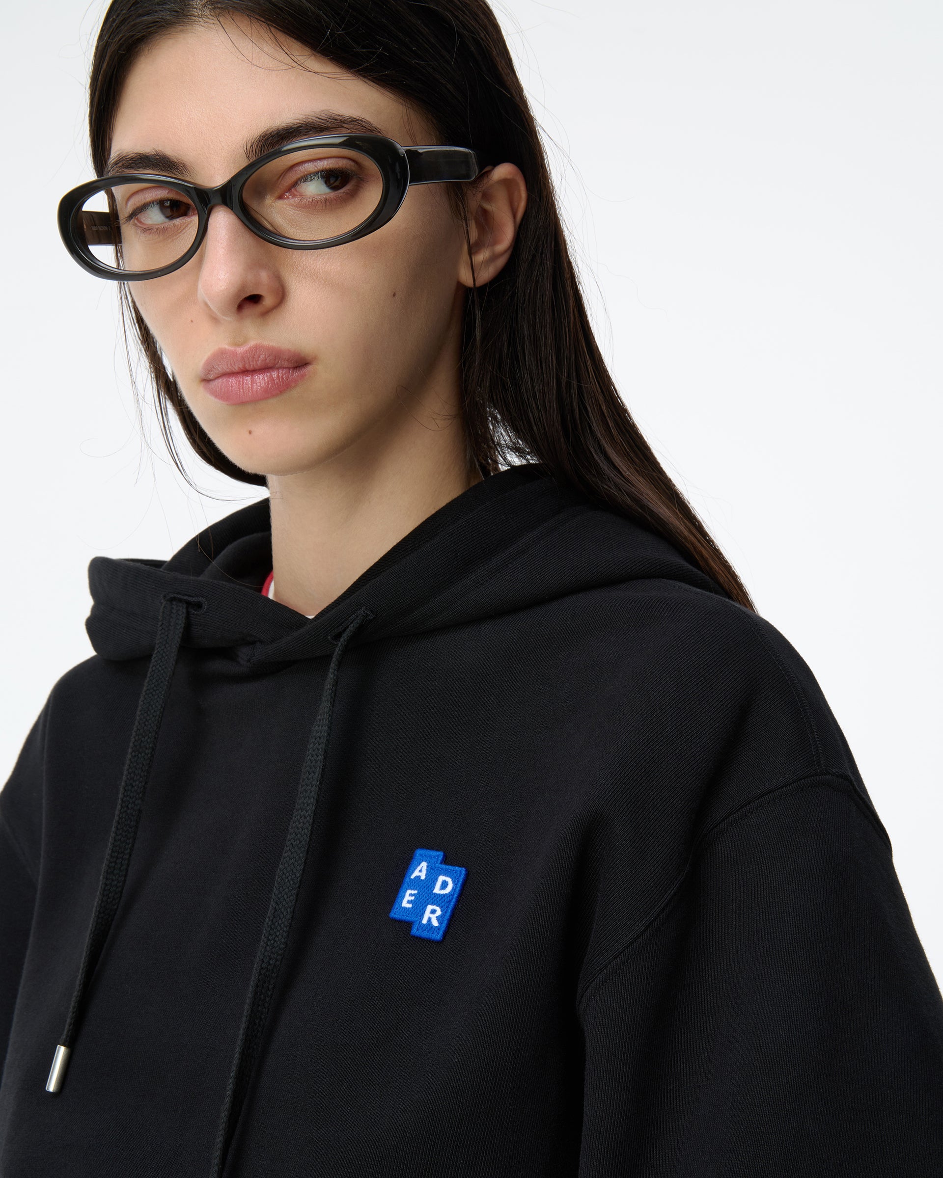 Ader Error - Sig; BL Tag hoodie 01 (Noir) product image 5 | TRAB K-Fashion Australia