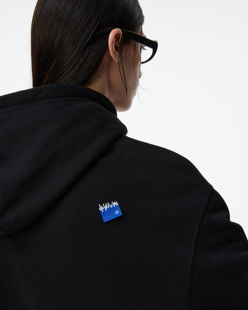 Ader Error - Sig; BL Tag hoodie 01 (Noir) product image 6 | TRAB K-Fashion Australia
