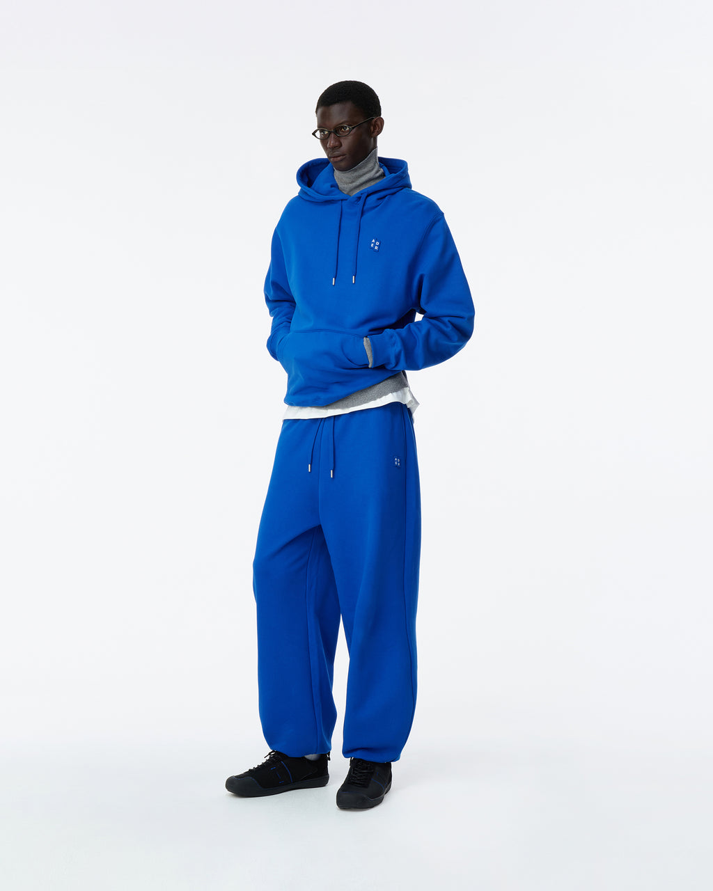 Ader Error - Sig; BL Tag hoodie 01<br> (Blue) product image 2 | TRAB K-Fashion Australia