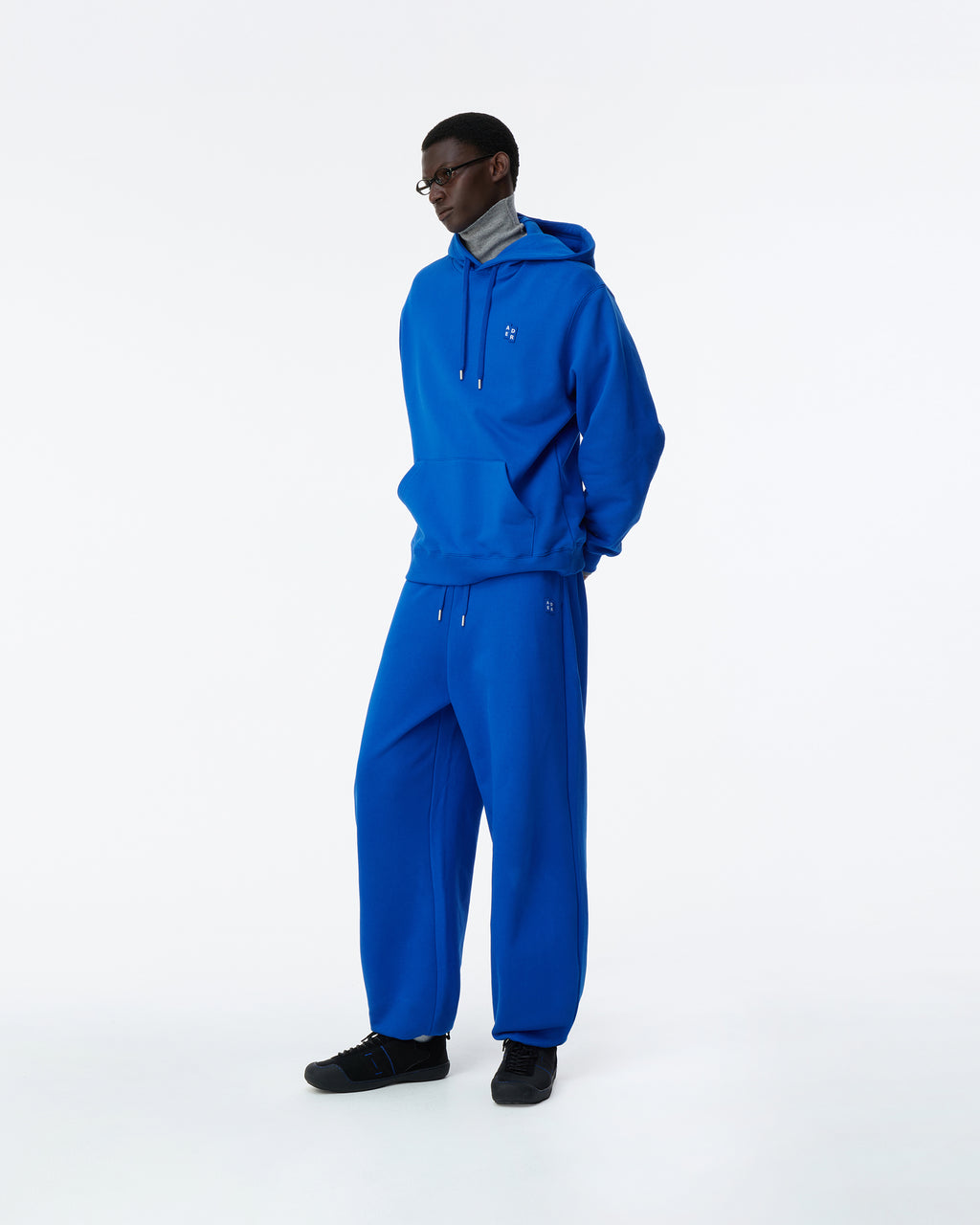 Ader Error - Sig; BL Tag hoodie 01<br> (Blue) product image 3 | TRAB K-Fashion Australia