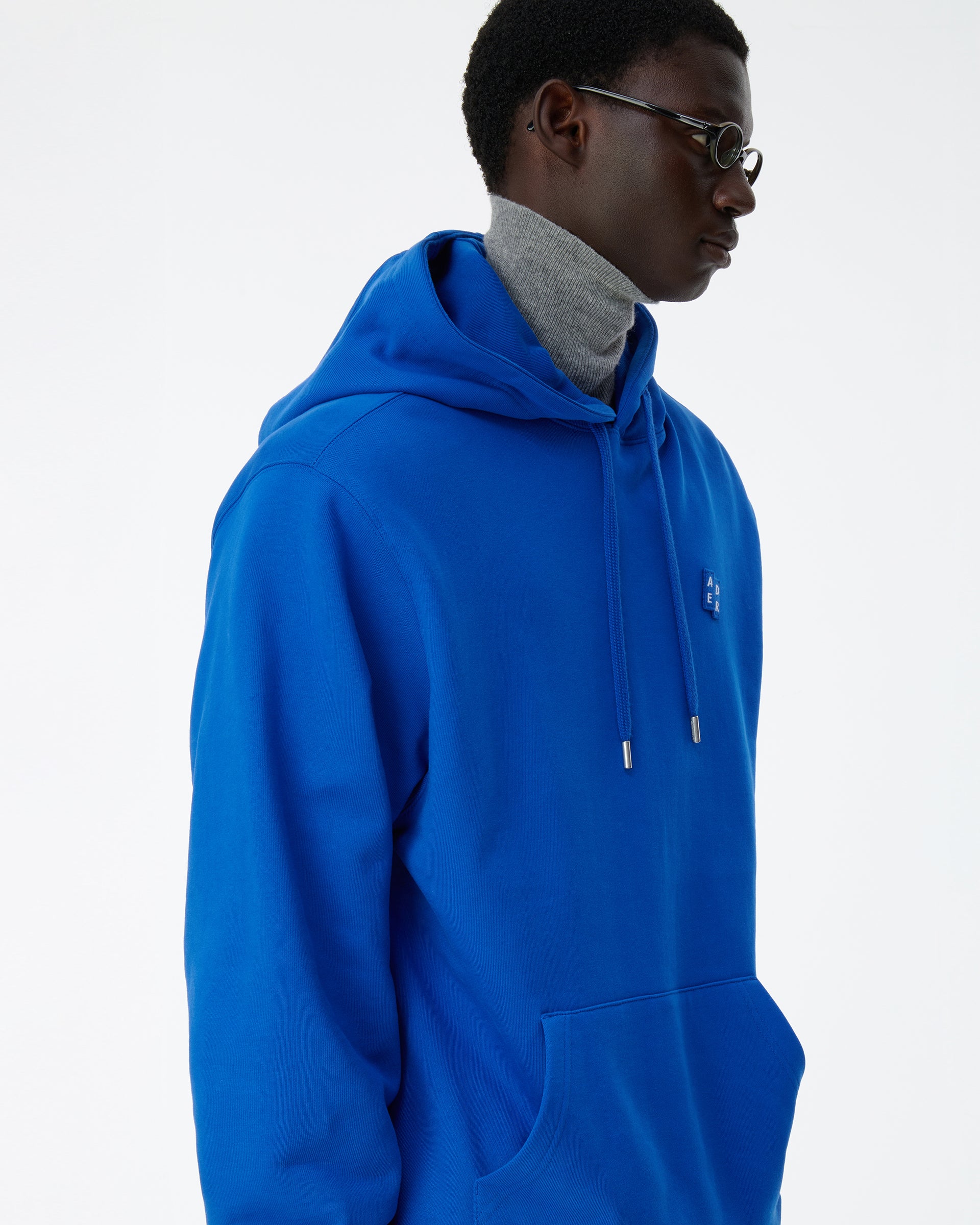 Ader Error - Sig; BL Tag hoodie 01<br> (Blue) product image 4 | TRAB K-Fashion Australia