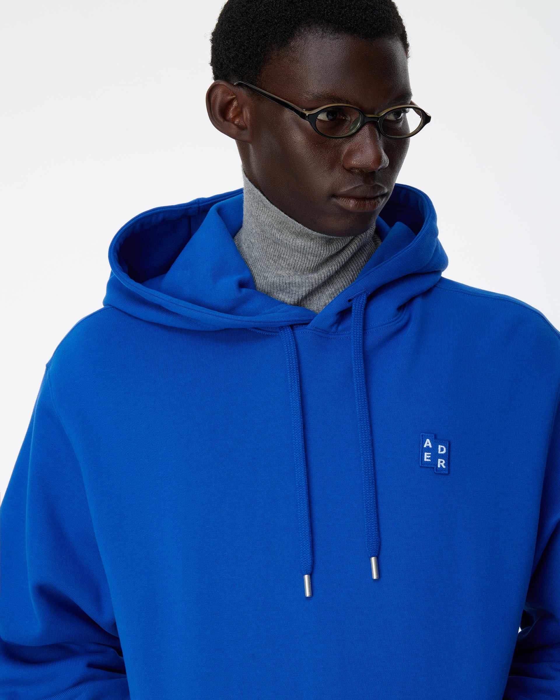 Ader Error - Sig; BL Tag hoodie 01<br> (Blue) product image 6 | TRAB K-Fashion Australia