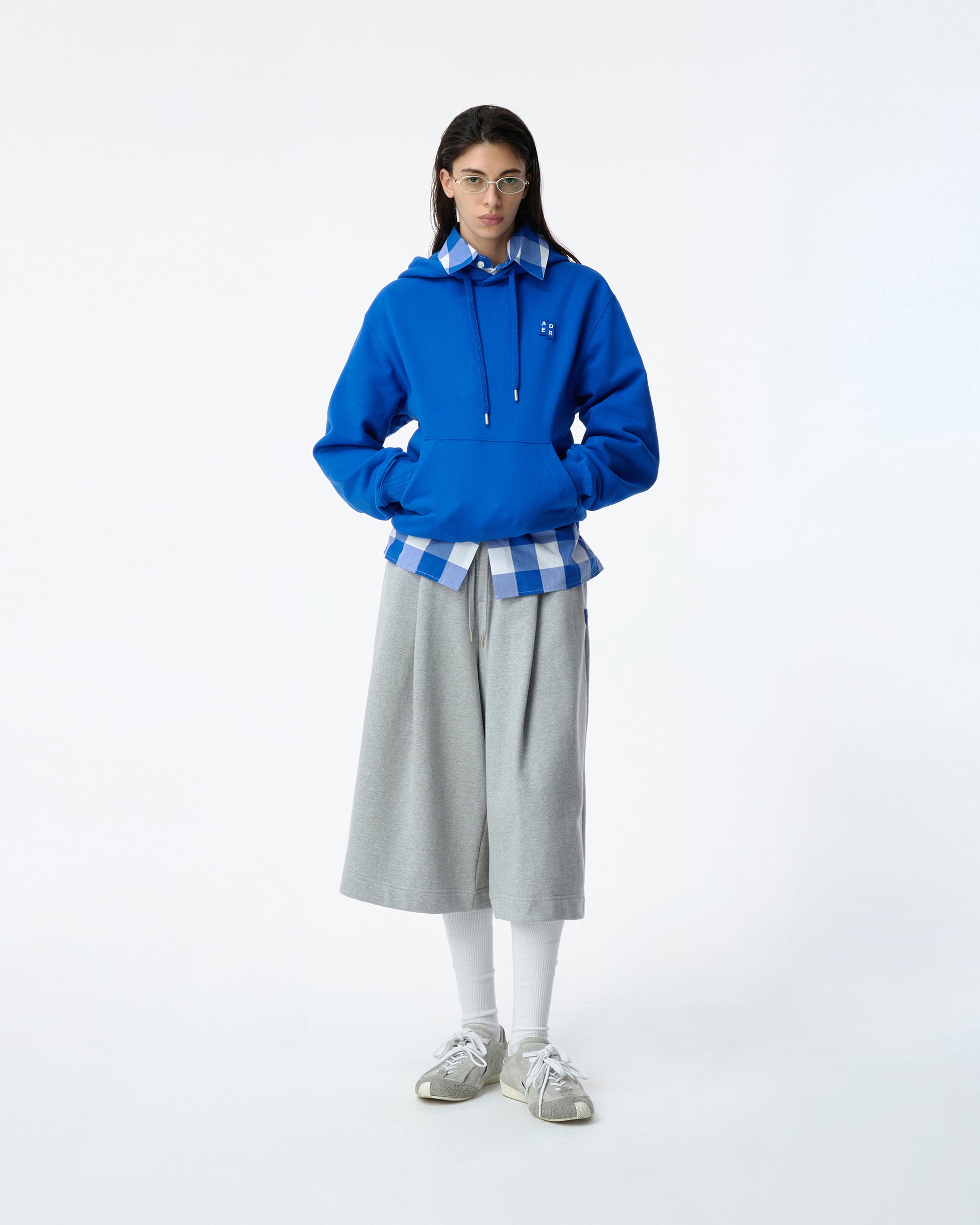 Ader Error - Sig; BL Tag hoodie 01 (Blue) product image 1 | TRAB K-Fashion Australia
