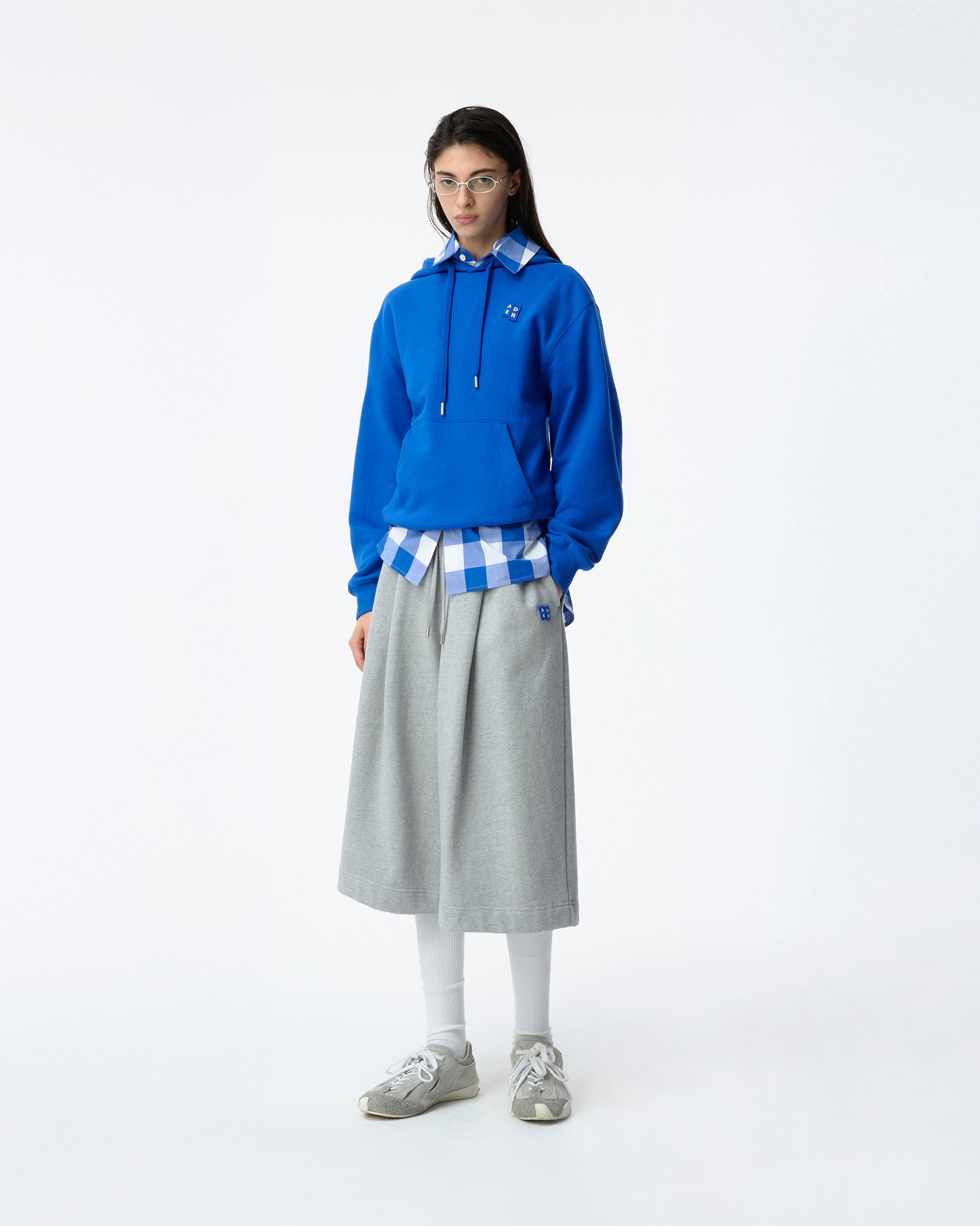 Ader Error - Sig; BL Tag hoodie 01 (Blue) product image 2 | TRAB K-Fashion Australia