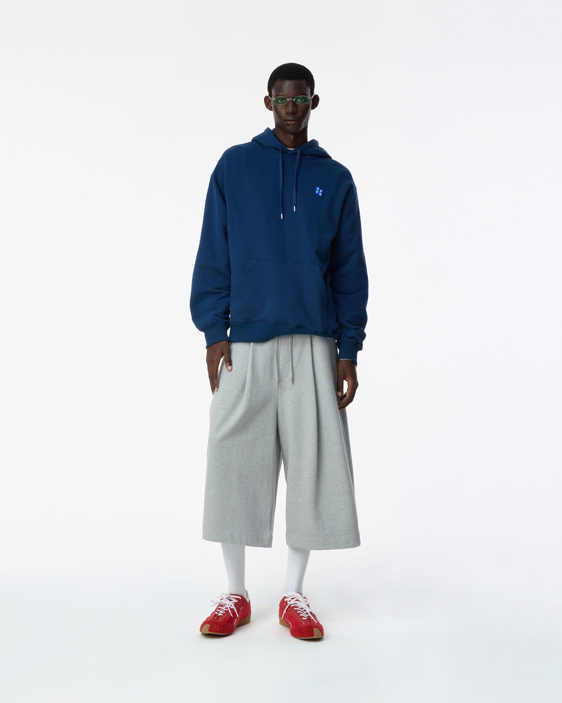 Ader Error - Sig; BL Tag hoodie 01 (Navy) product image 1 | TRAB K-Fashion Australia