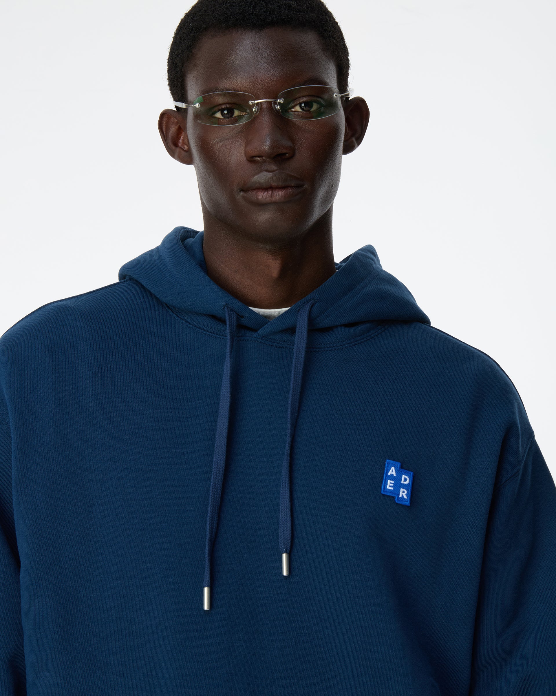 Ader Error - Sig; BL Tag hoodie 01 (Navy) product image 4 | TRAB K-Fashion Australia