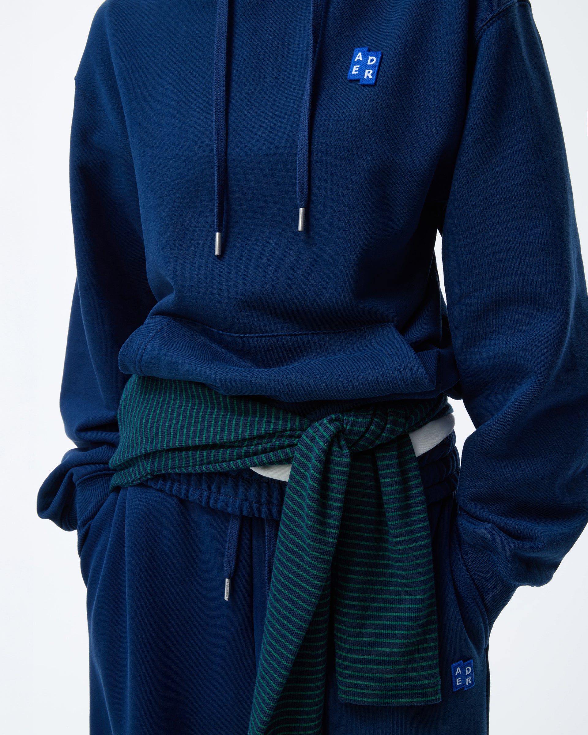 Ader Error - Sig; BL Tag hoodie 01 (Navy) product image 5 | TRAB K-Fashion Australia