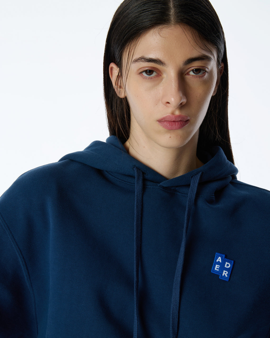 Ader Error - Sig; BL Tag hoodie 01 (Navy) product image 6 | TRAB K-Fashion Australia