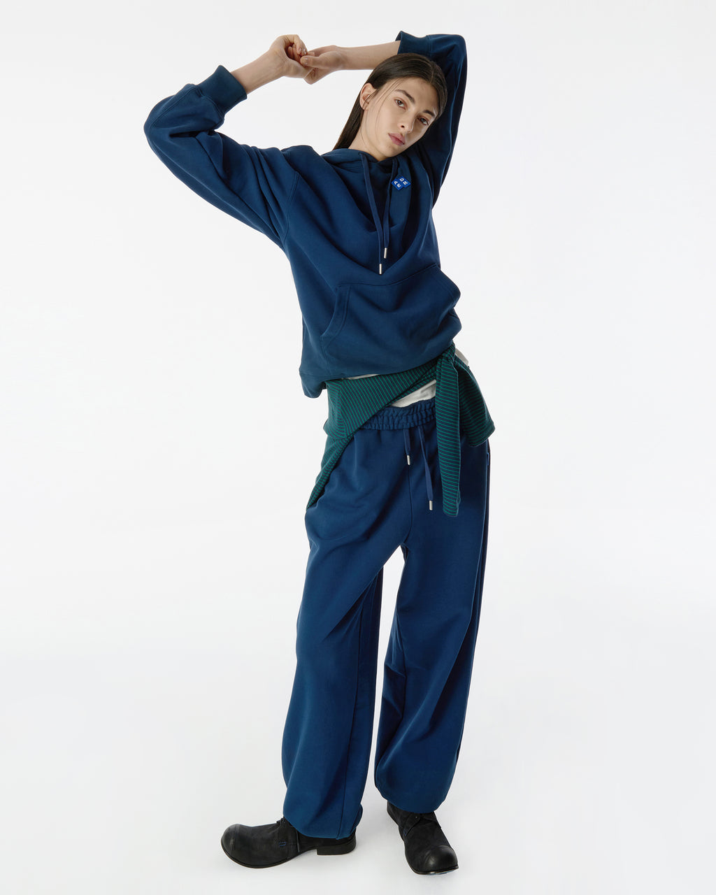 Ader Error - Sig; BL Tag hoodie 01 (Navy) product image 12 | TRAB K-Fashion Australia