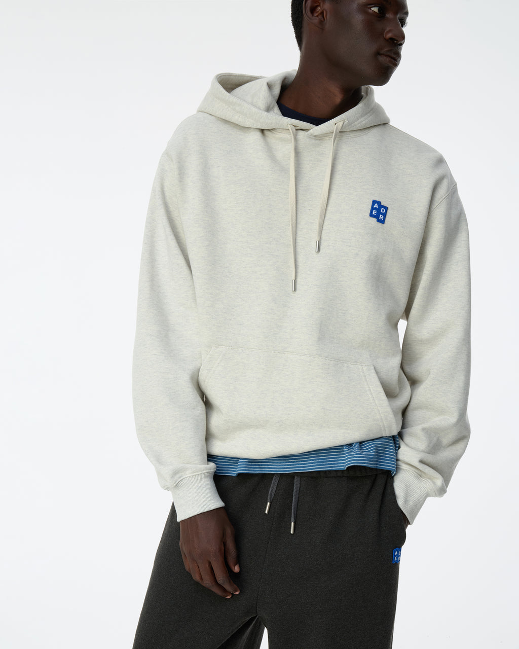Ader Error - Sig; BL Tag hoodie 01 (Oatmeal) product image 11 | TRAB K-Fashion Australia