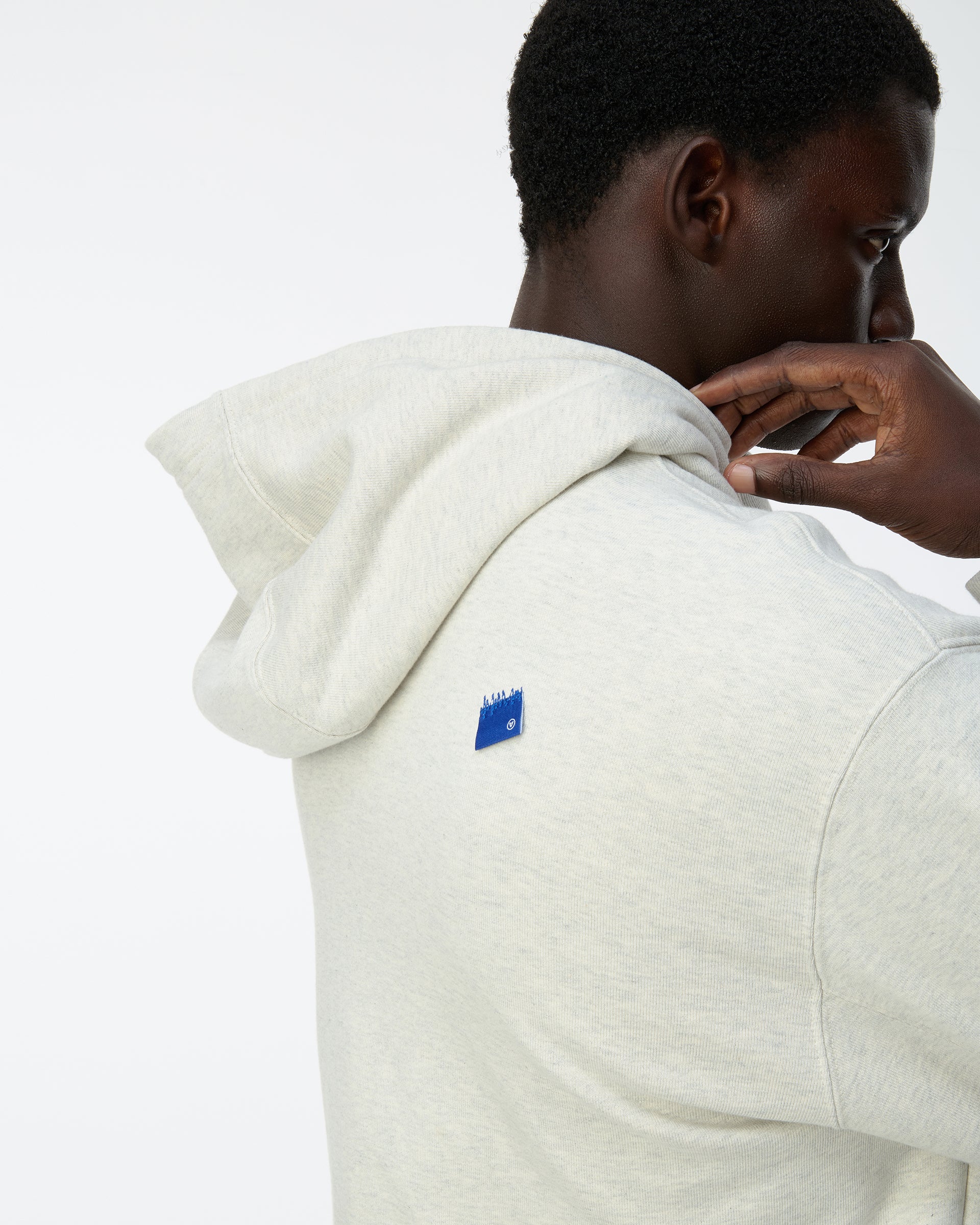 Ader Error - Sig; BL Tag hoodie 01 (Oatmeal) product image 5 | TRAB K-Fashion Australia