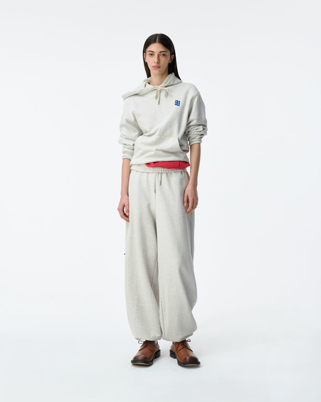 Ader Error - Sig; BL Tag hoodie 01 (Oatmeal) product image 6 | TRAB K-Fashion Australia
