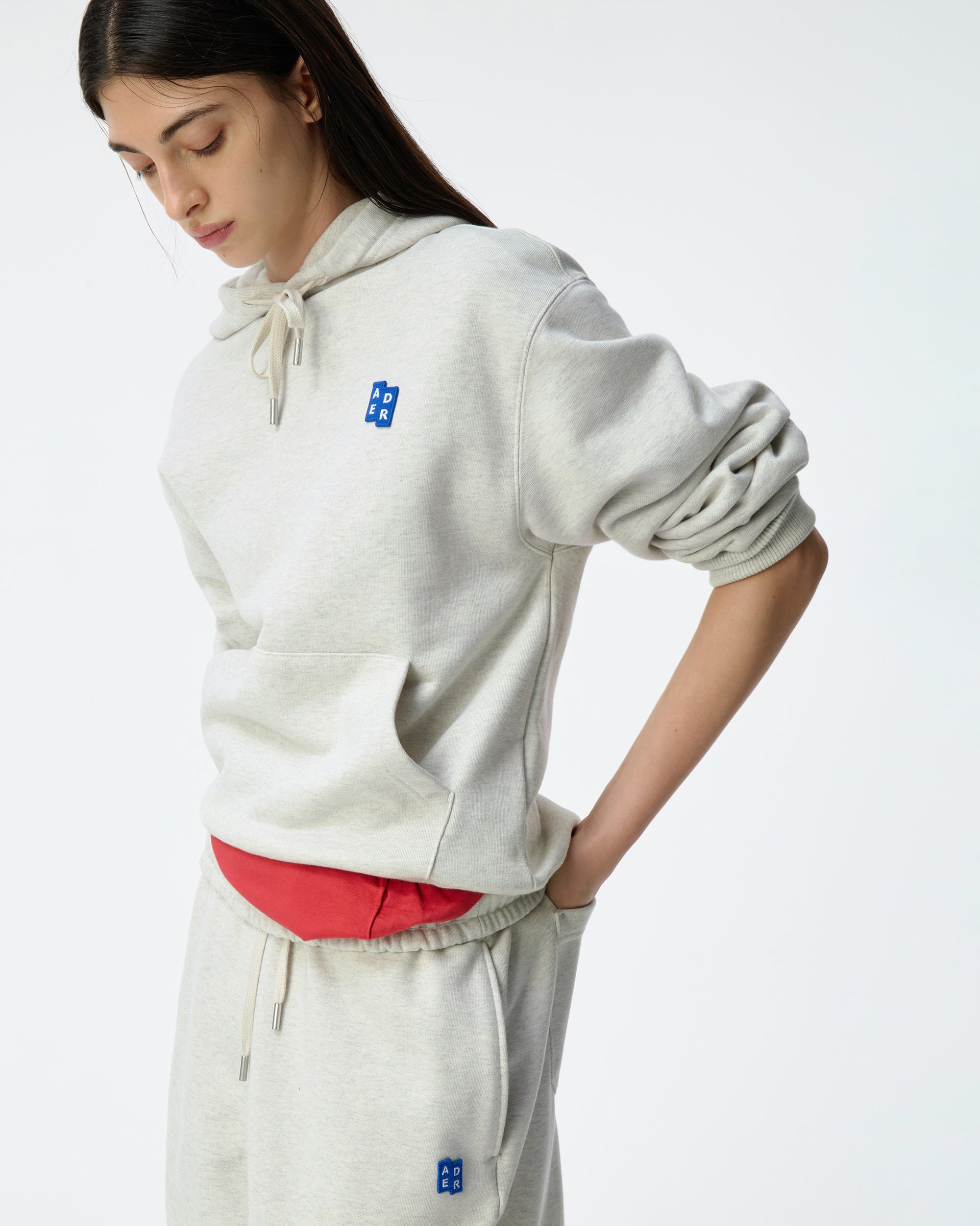 Ader Error - Sig; BL Tag hoodie 01 (Oatmeal) product image 4 | TRAB K-Fashion Australia