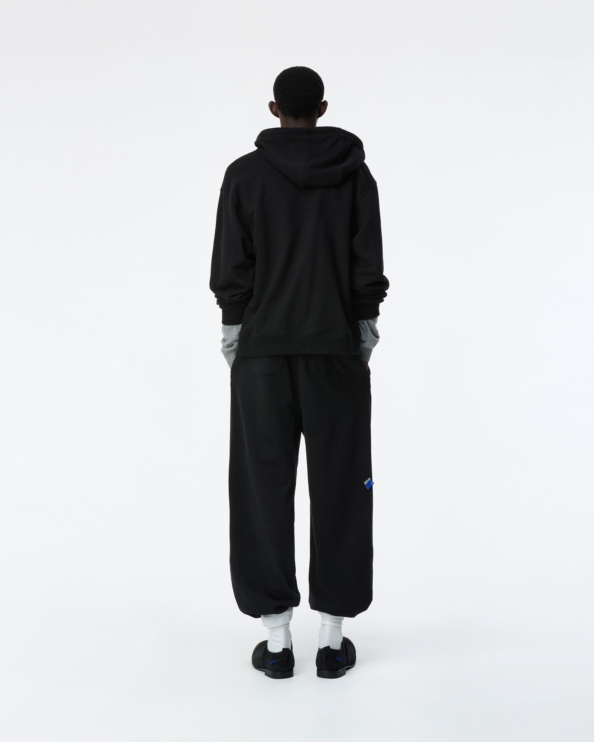 Ader Error - Sig; BL Tag hoodie zip-up 01 (Noir) product image 3 | TRAB K-Fashion Australia