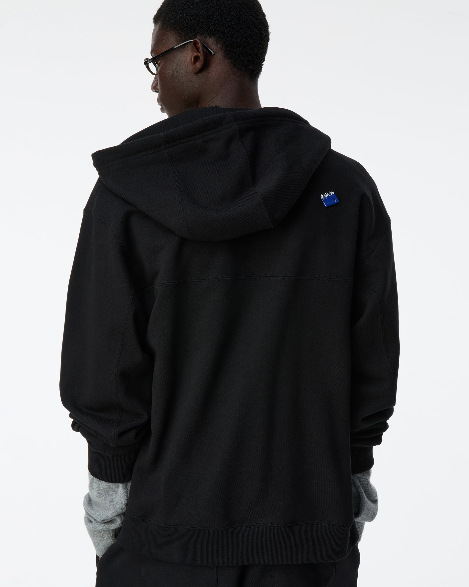 Ader Error - Sig；BL Tag 拉链连帽衫01（黑色）| TRAB K-Fashion A