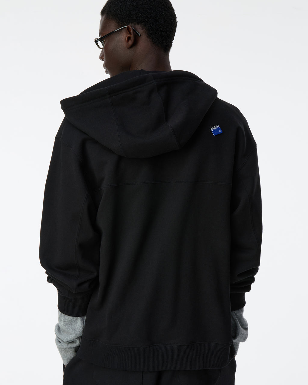 Ader Error - Sig; BL Tag hoodie zip-up 01 (Noir) product image 12 | TRAB K-Fashion Australia