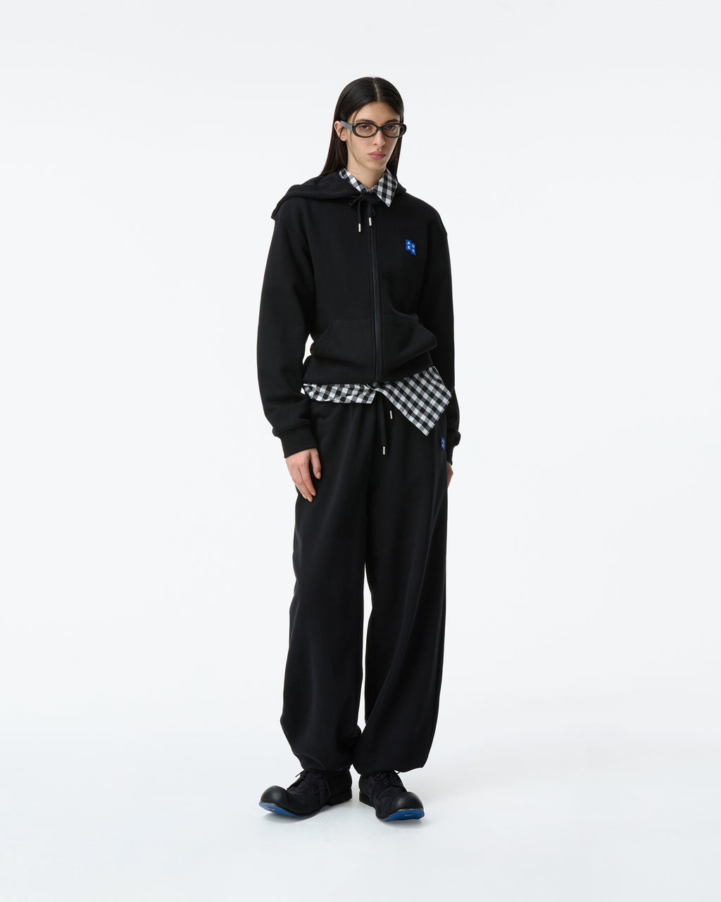 Ader Error - Sig; BL Tag hoodie zip-up 01 (Noir) product image 6 | TRAB K-Fashion Australia