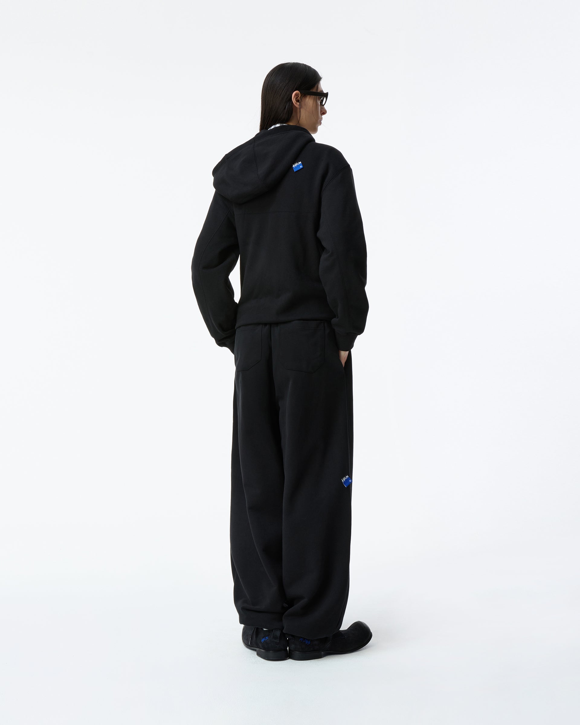 Ader Error - Sig; BL Tag hoodie zip-up 01 (Noir) product image 2 | TRAB K-Fashion Australia