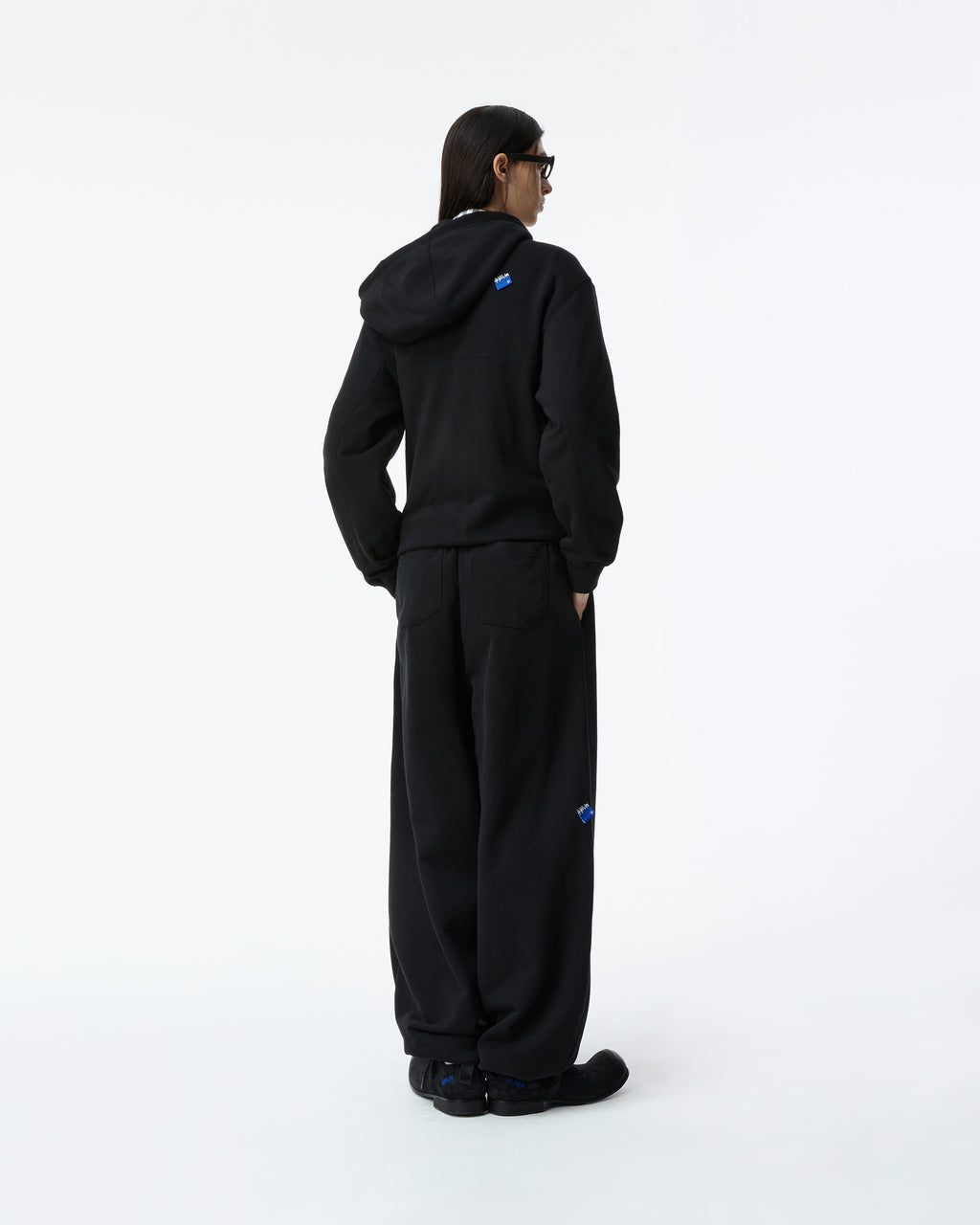 Ader Error - Sig; BL Tag hoodie zip-up 01 (Noir) product image 7 | TRAB K-Fashion Australia