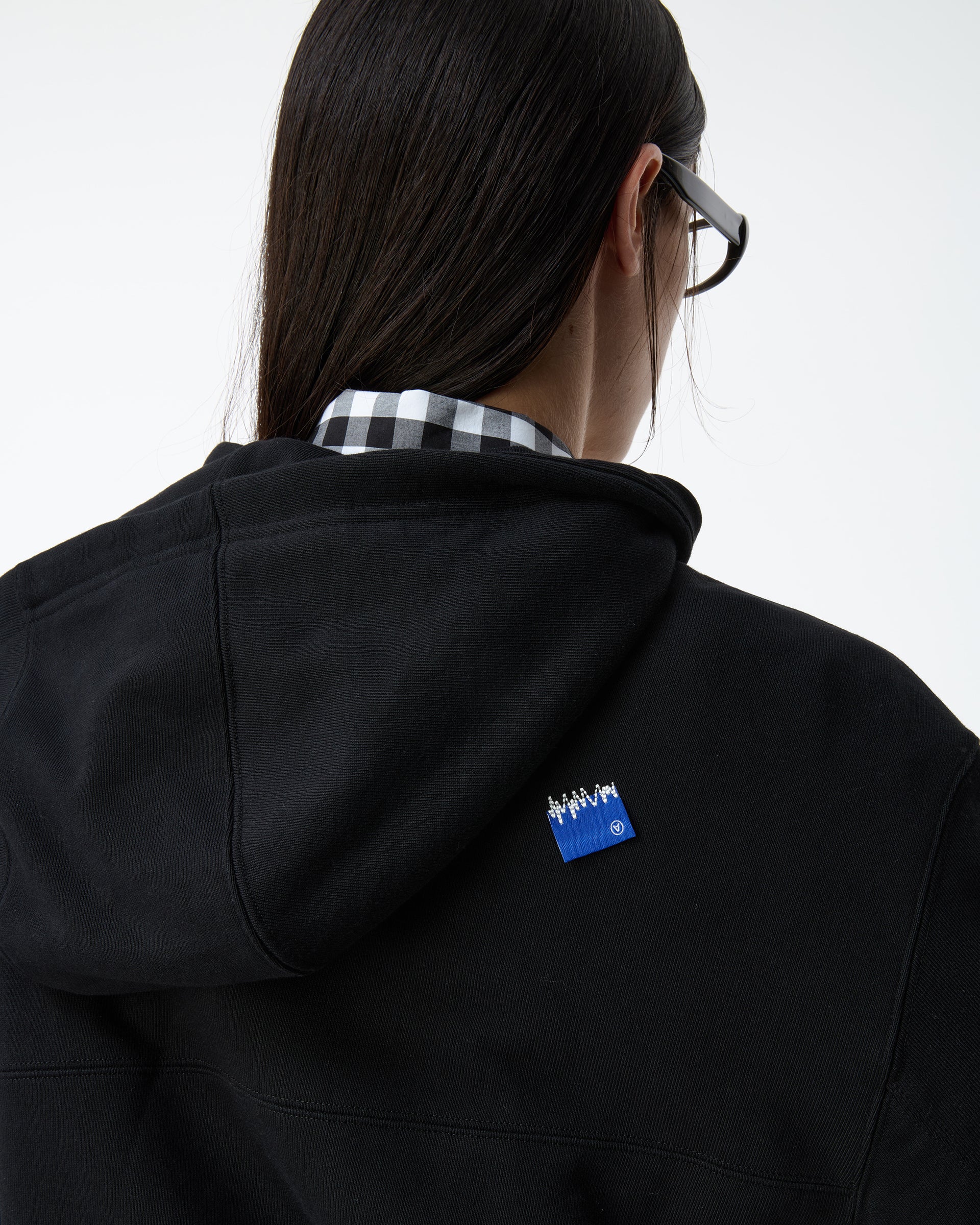 Ader Error - Sig; BL Tag hoodie zip-up 01 (Noir) product image 5 | TRAB K-Fashion Australia