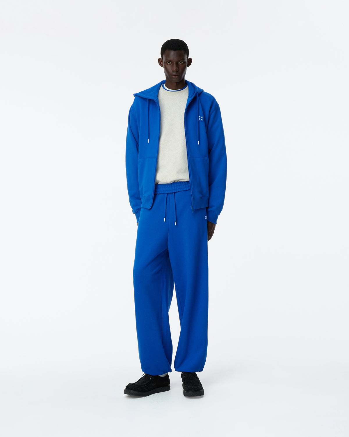 Ader Error - Sig; BL Tag hoodie zip-up 01 (Z-Blue) product image 1 | TRAB K-Fashion Australia