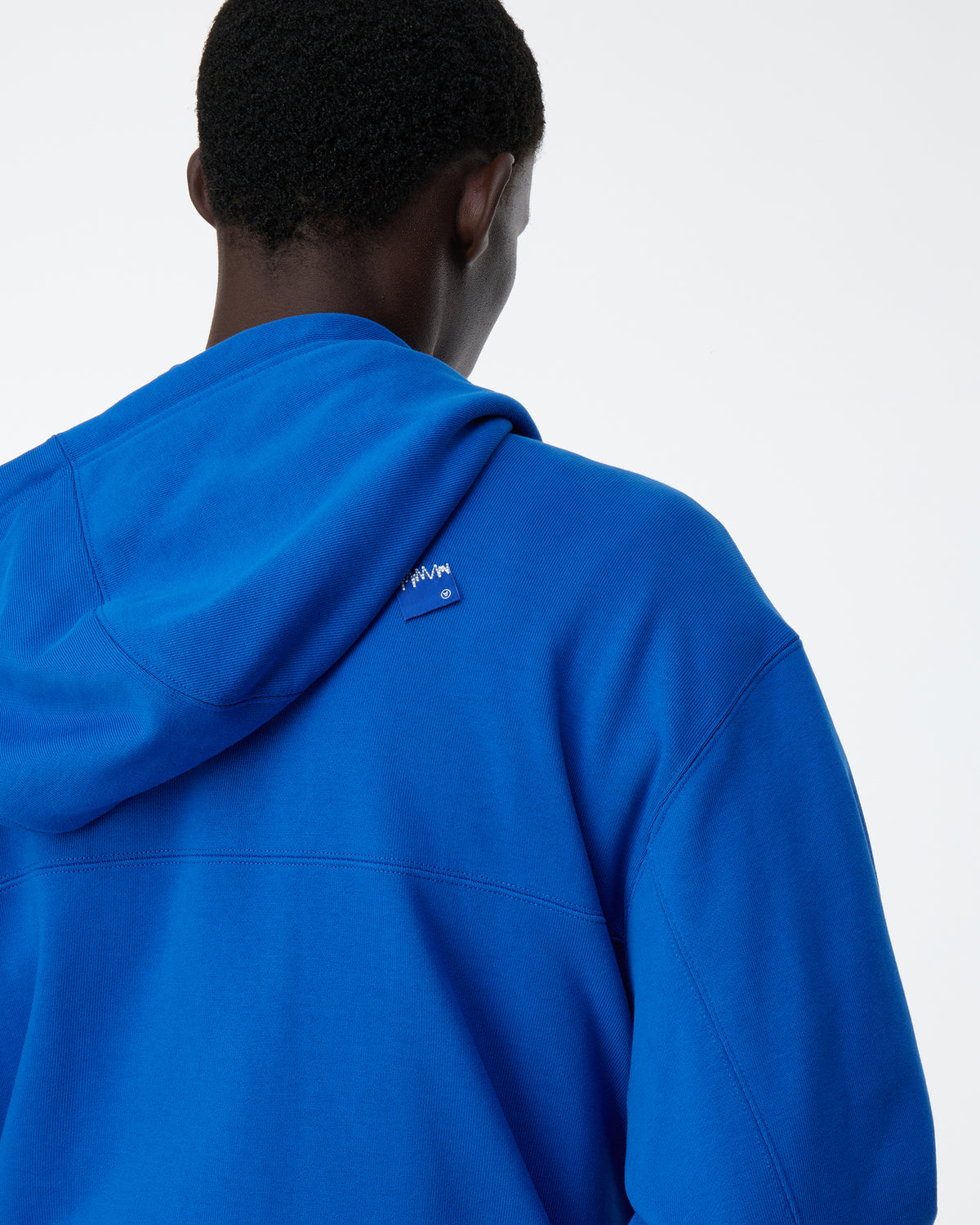 Ader Error - Sig; BL Tag hoodie zip-up 01 (Z-Blue) product image 3 | TRAB K-Fashion Australia