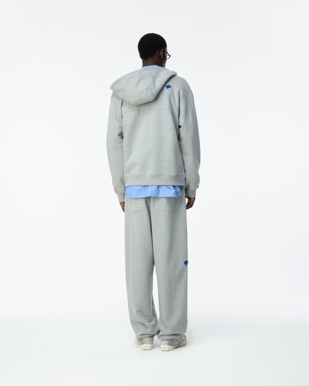 Ader Error - Sig; BL Tag hoodie zip-up 01 (Grey) product image 11 | TRAB K-Fashion Australia