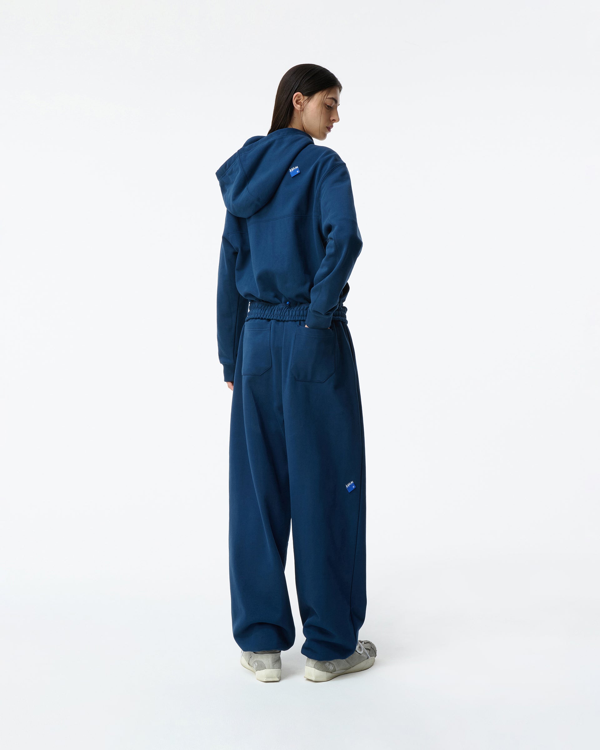 Ader Error - Sig; BL Tag hoodie zip-up 01 (Navy) product image 3 | TRAB K-Fashion Australia