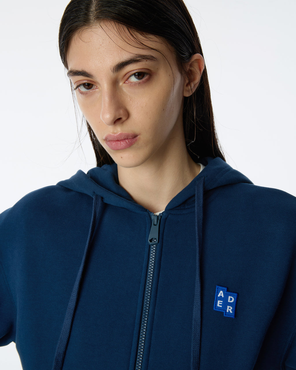 Ader Error - Sig; BL Tag hoodie zip-up 01 (Navy) product image 9 | TRAB K-Fashion Australia