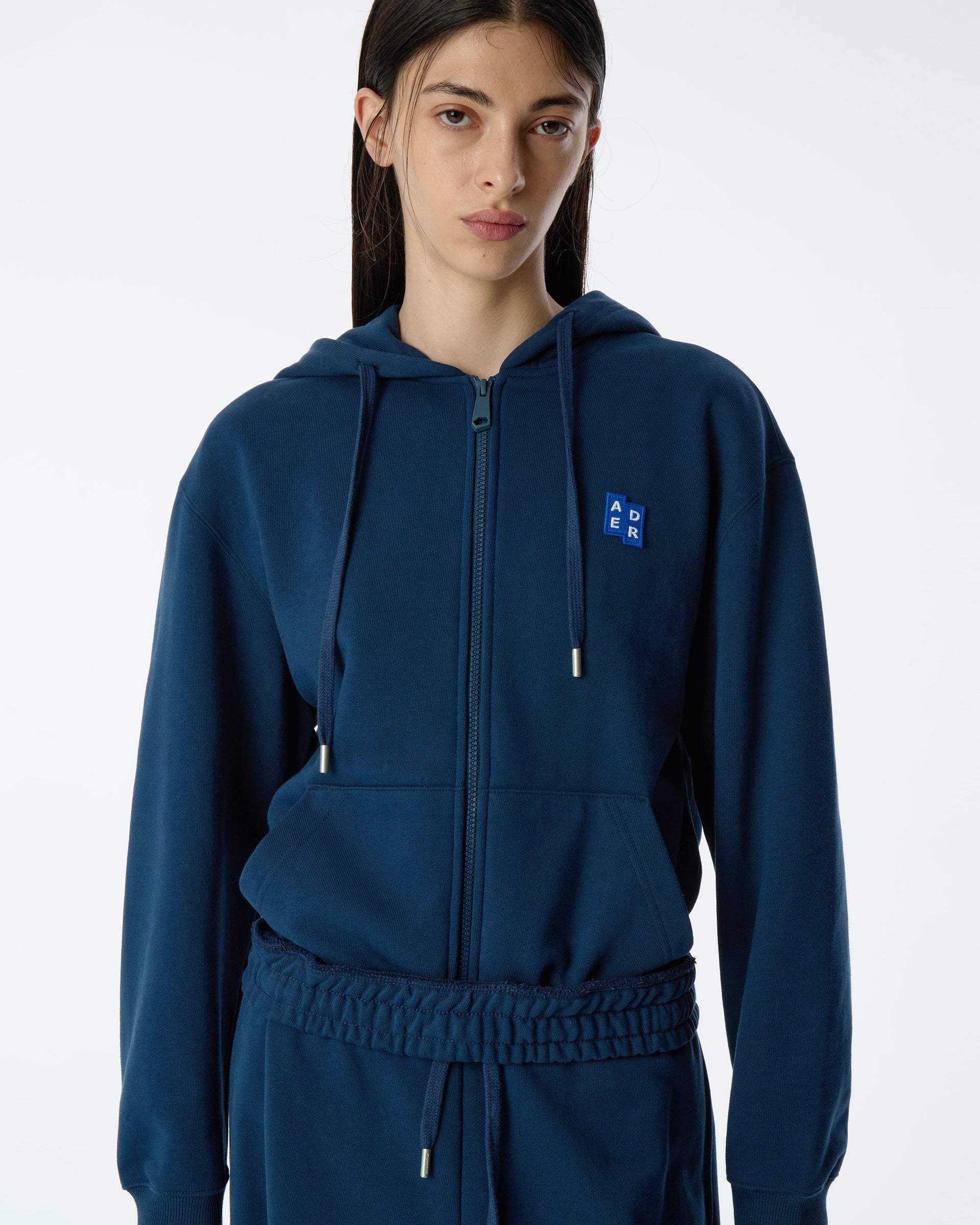 Ader Error - Sig; BL Tag hoodie zip-up 01 (Navy) product image 5 | TRAB K-Fashion Australia